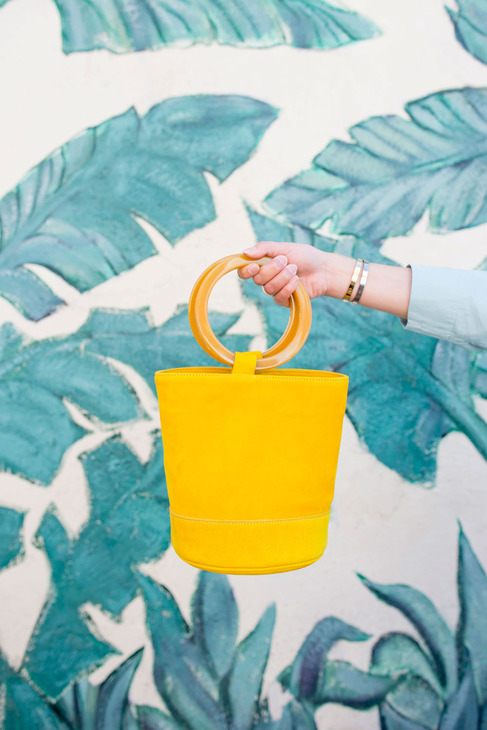 Yellow Simon Miller Bucket Bag