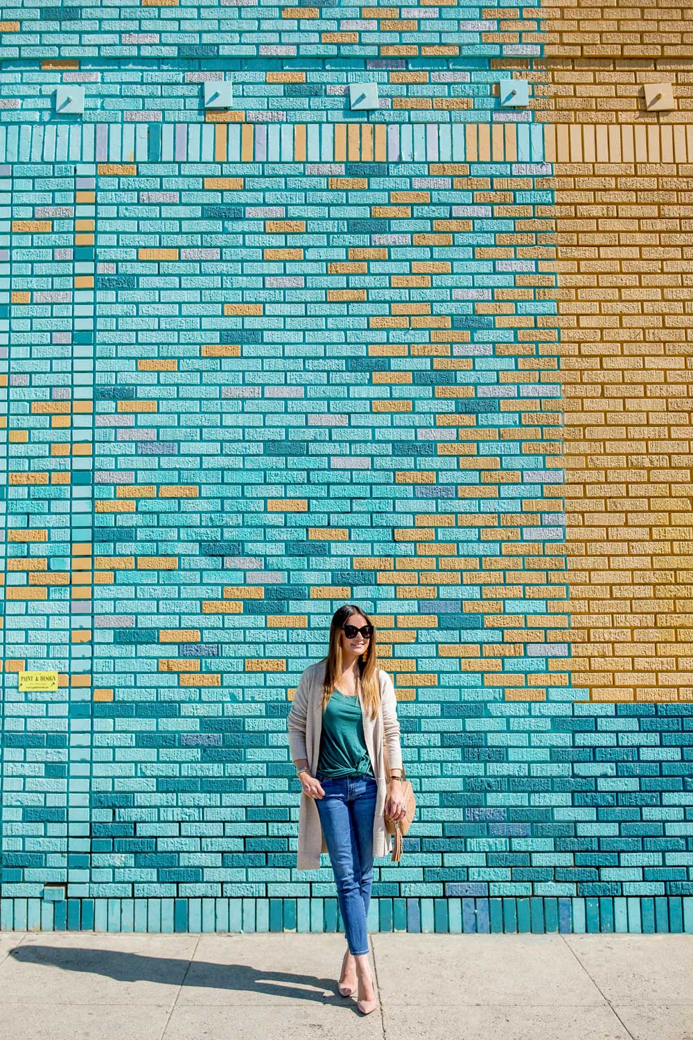 Colorful Brick Wall Santa Monica