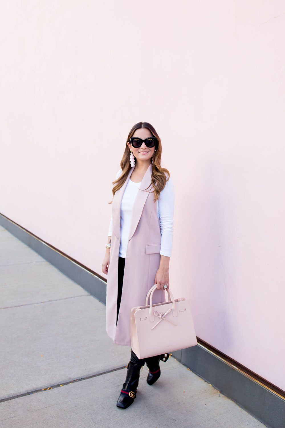 Nordstrom Long Pink Vest