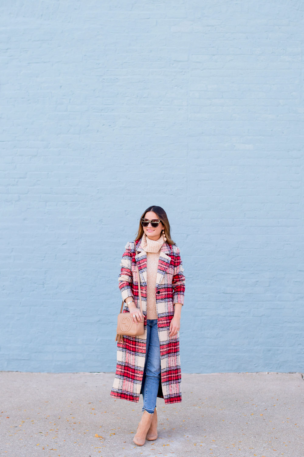 Nordstrom Red Plaid Coat