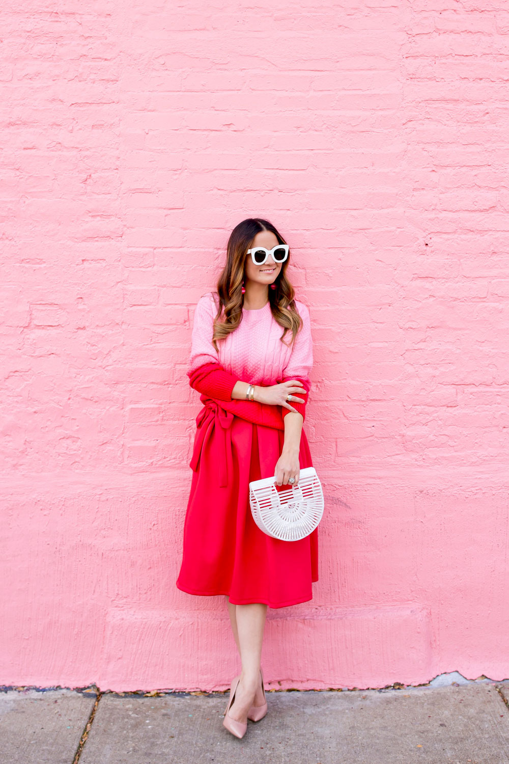 Pink Red Outfit Ideas