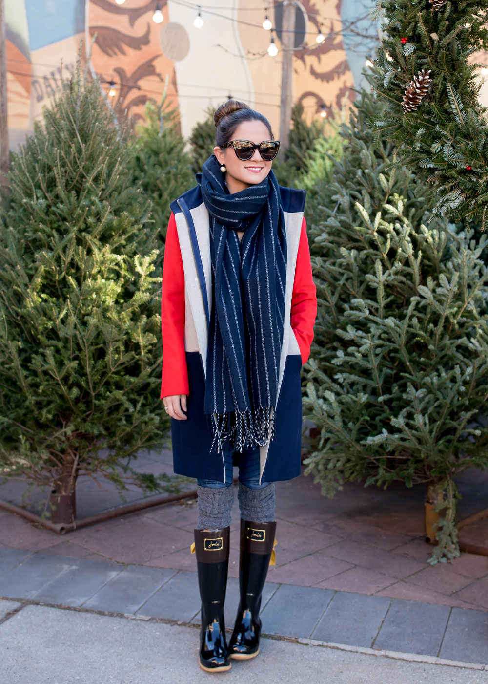 J Crew Color Block Coat