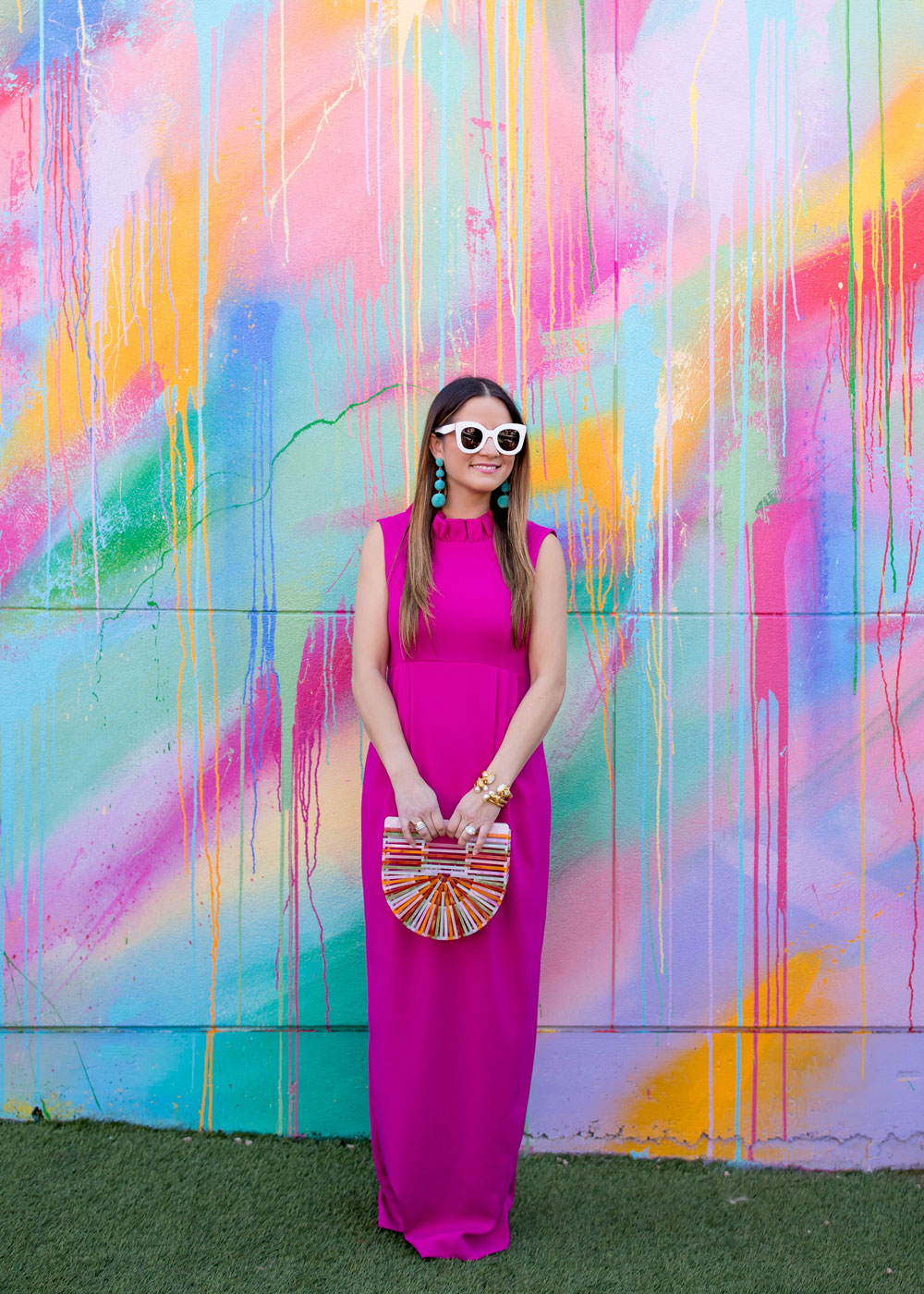 Camilyn Beth Go Go Gown | #MoreColorPlease Mural