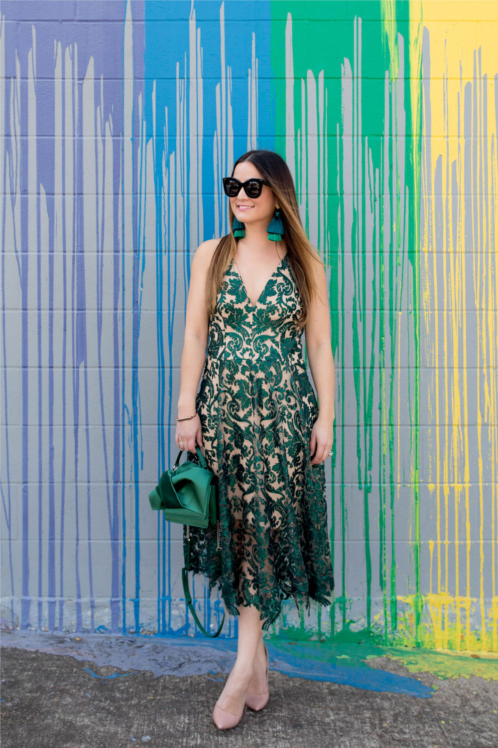 Nordstrom Green Sequin Dress