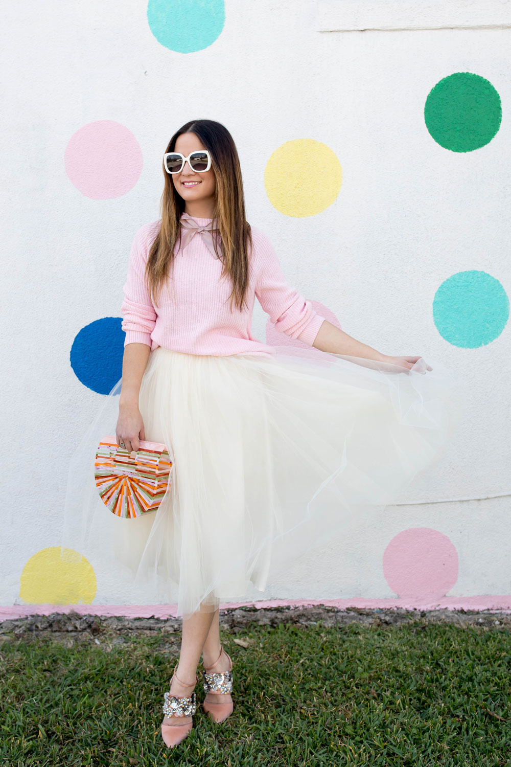 Pink Bow Detail Sweater