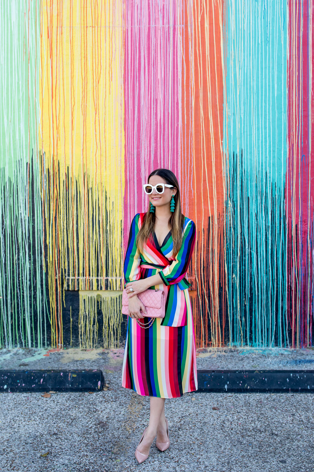 Rainbow Paint Wall Houston