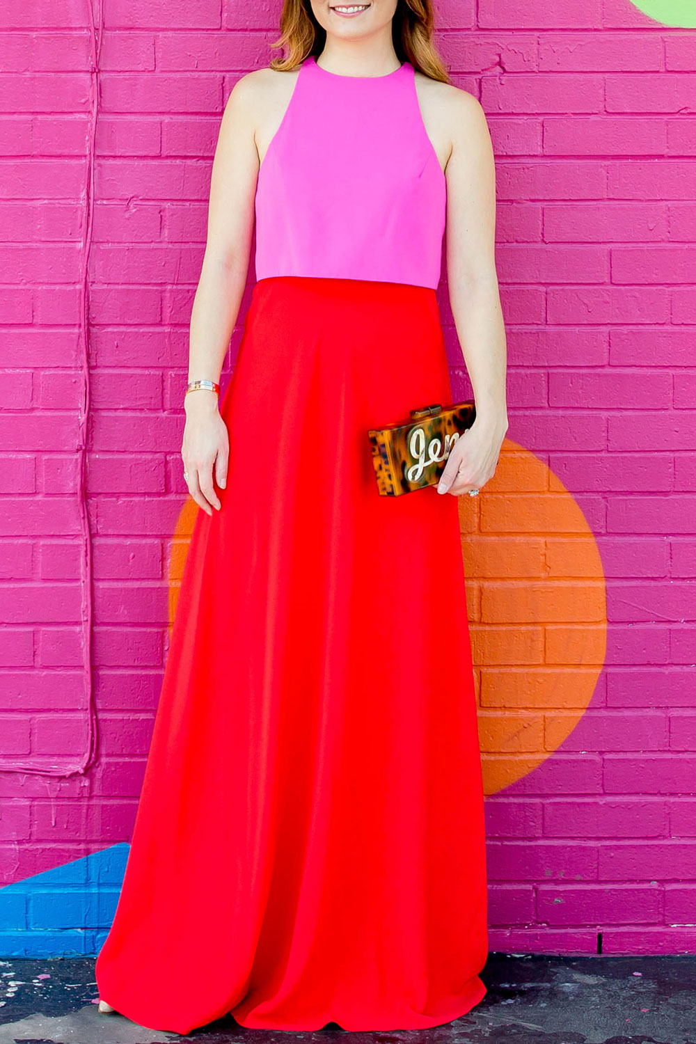 red-blush-pink-color-block-satin-dress-color-trend-classic-style-fashion-blog1  - MEMORANDUM