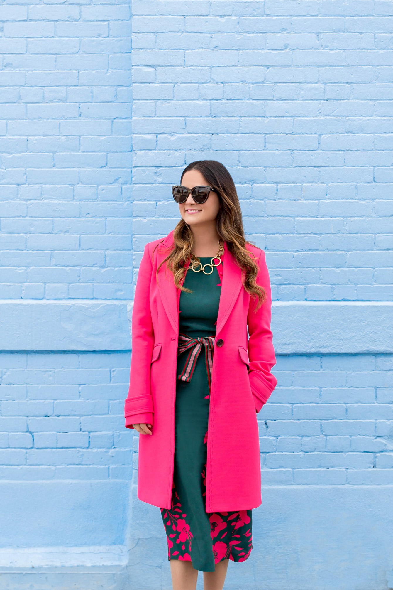 Boden Pink Aileen Coat