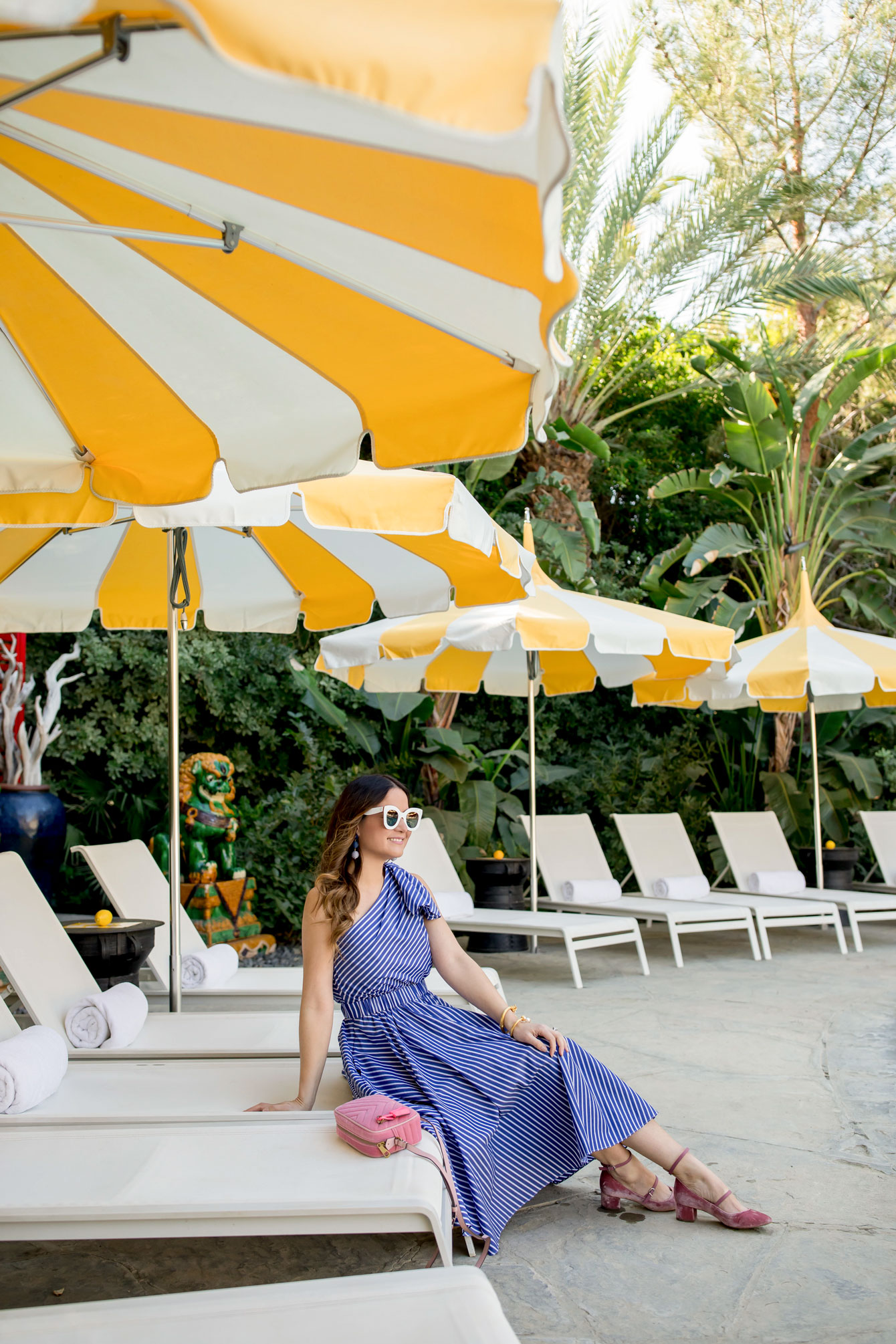 Parker Palm Springs Yellow Umbrellas