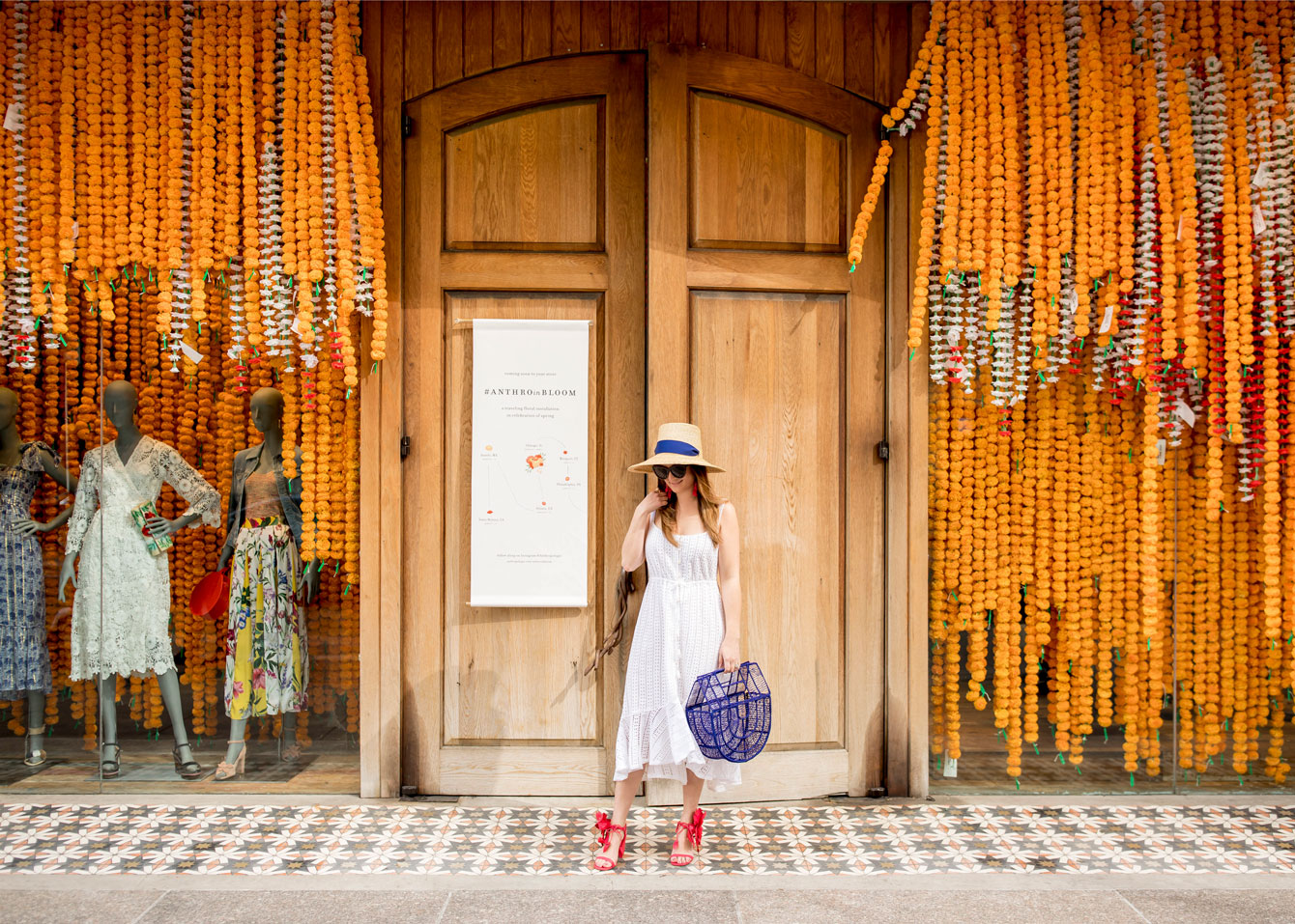 Anthropologie Chicago Window Installation