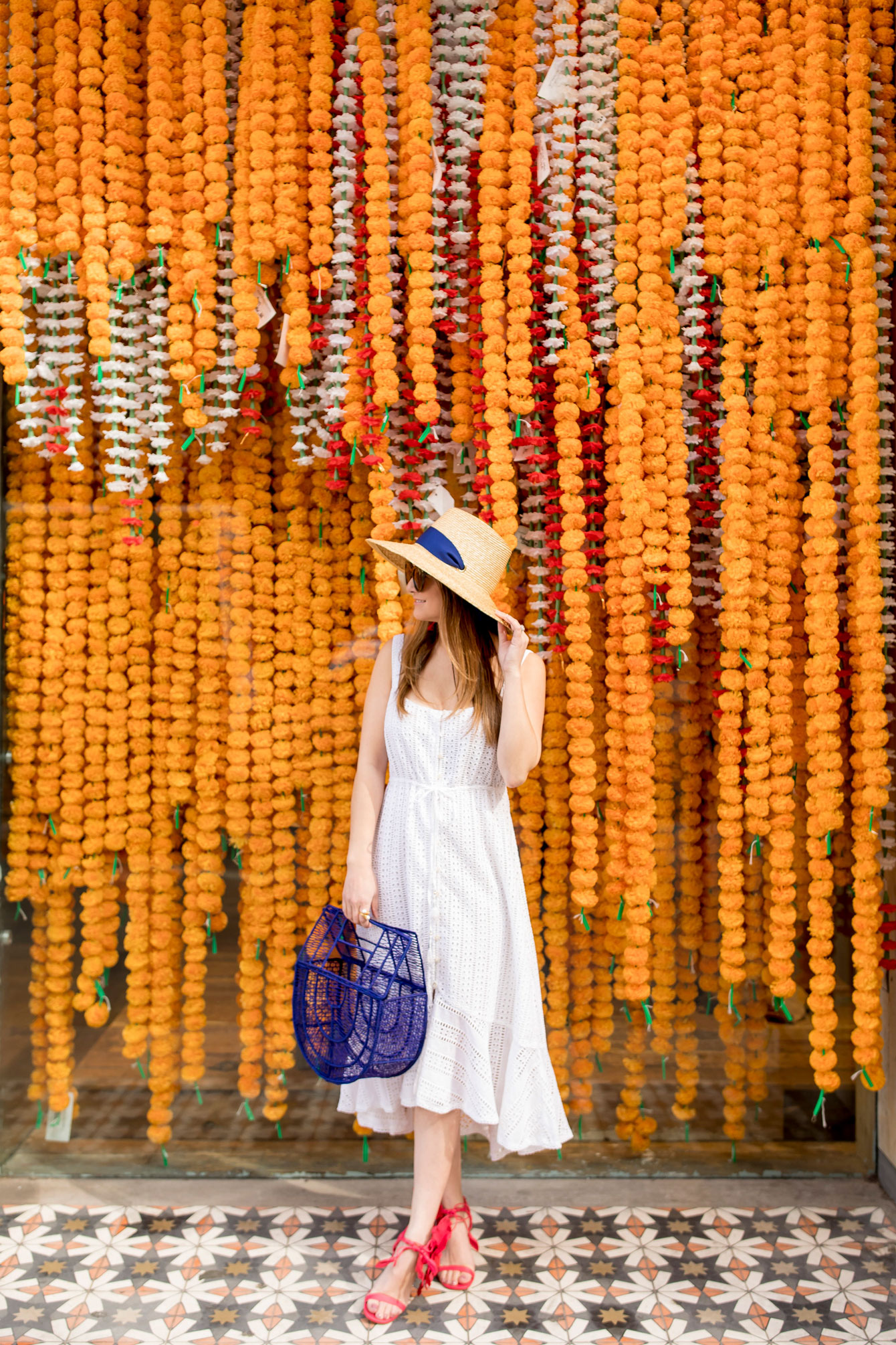 Anthropologie Flower Installation