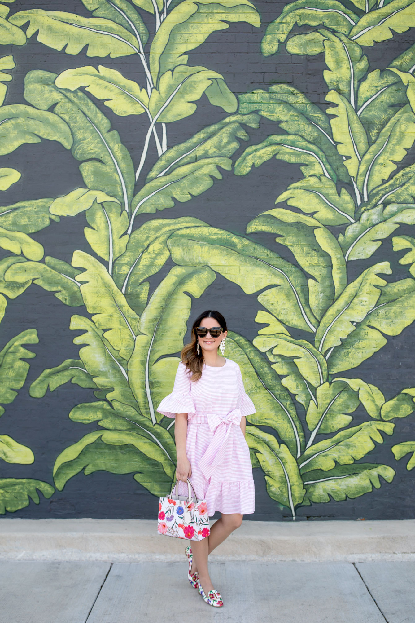 Chicago Palm Leaf Mural