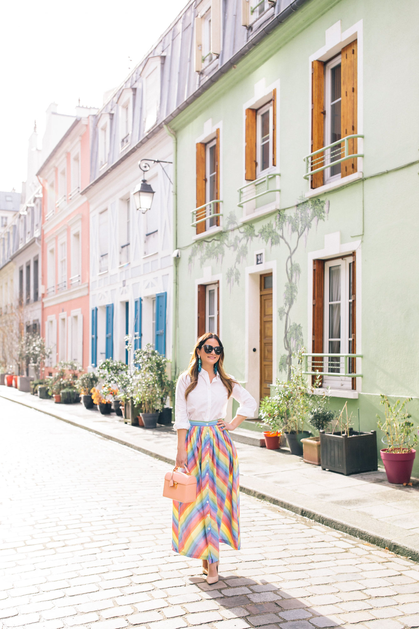 Colorful Street Homes Paris