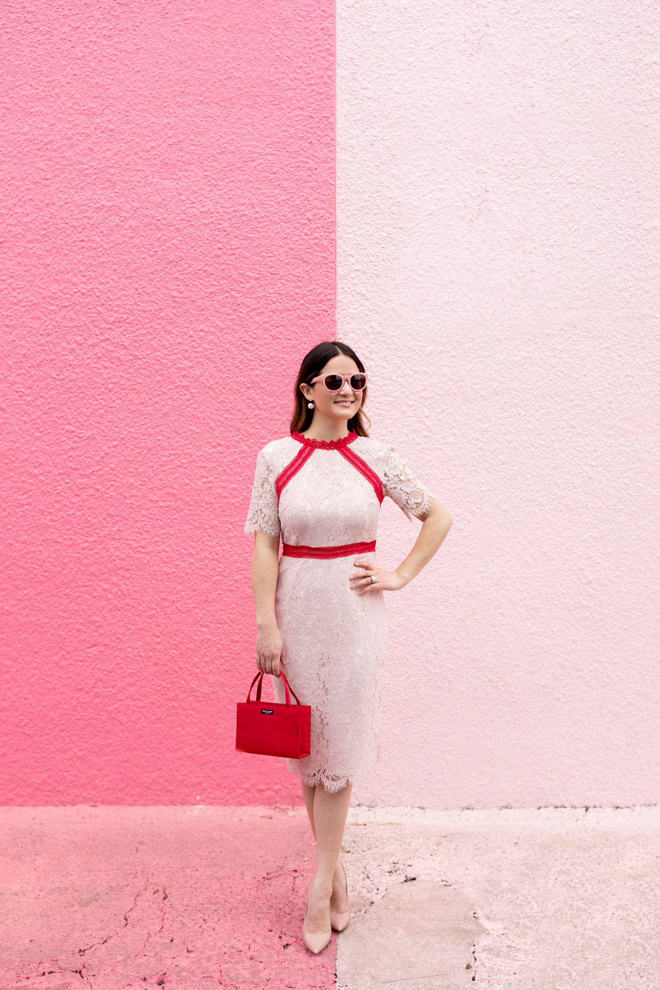 Houston Ombre Pink Wall