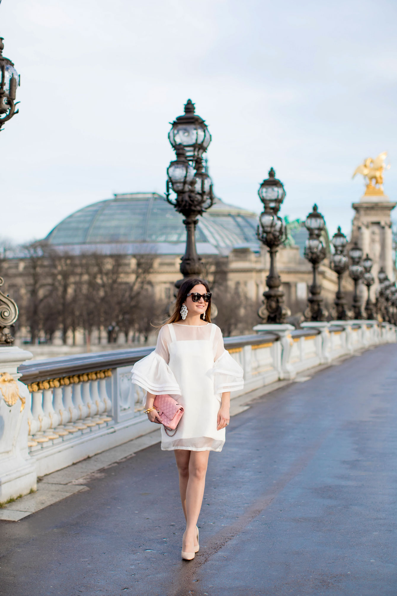 Ornate Bridge in Paris