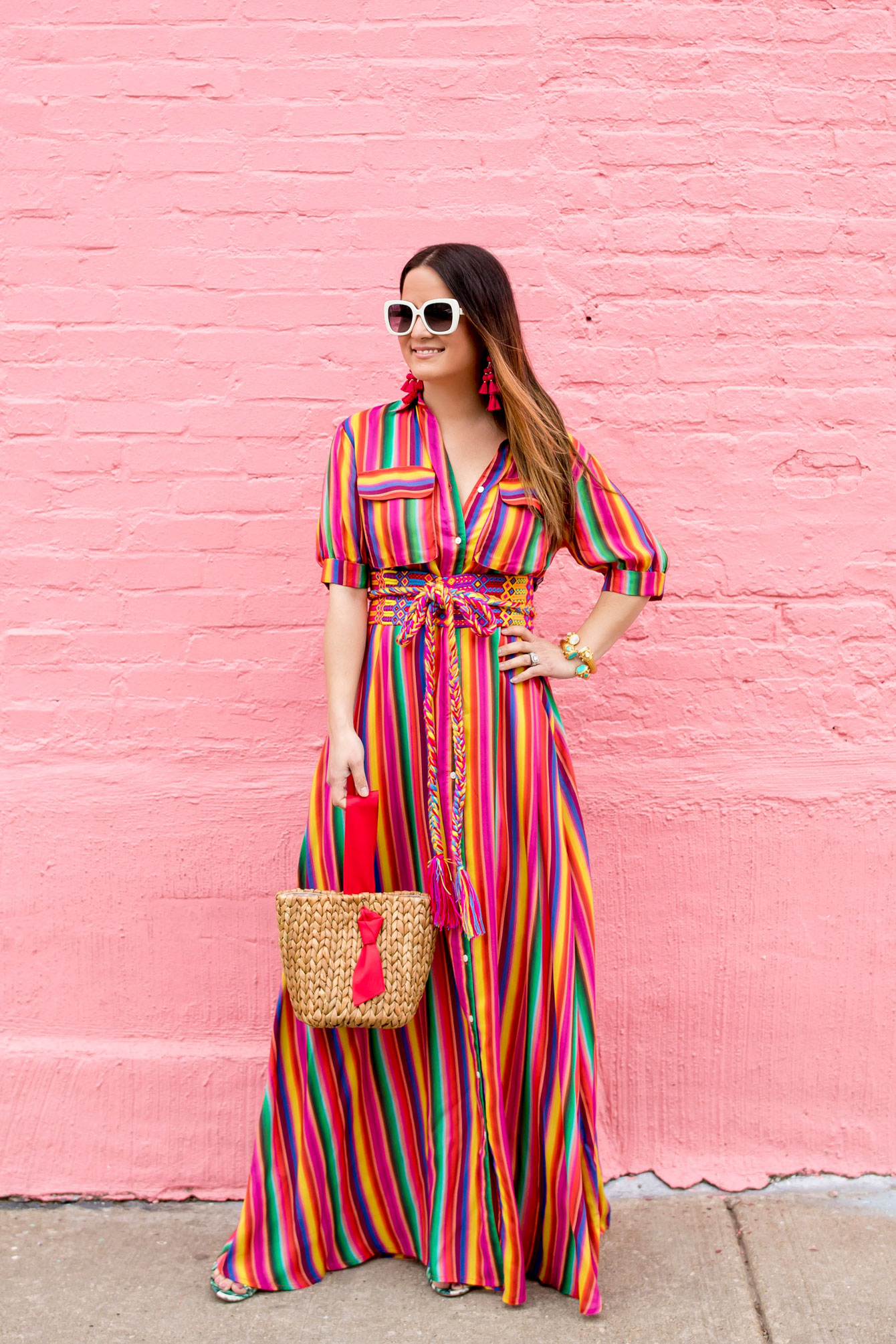 All Things Mochi Stripe Maxi Dress