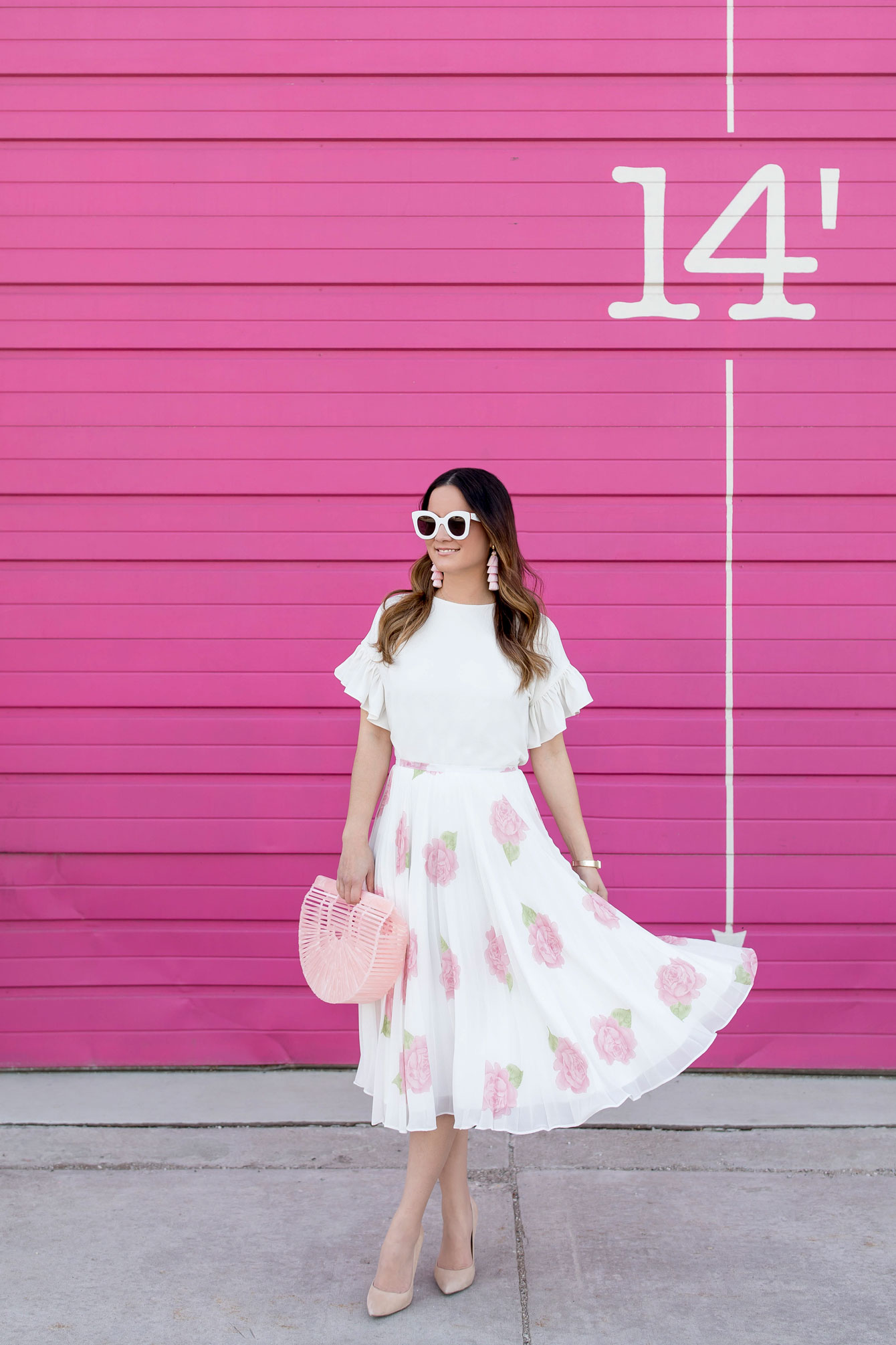 Chicago Pink Garage Door