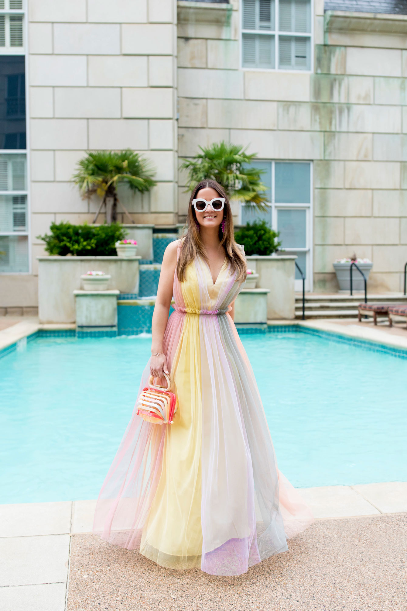 Jennifer Lake Pastel ASOS Gown