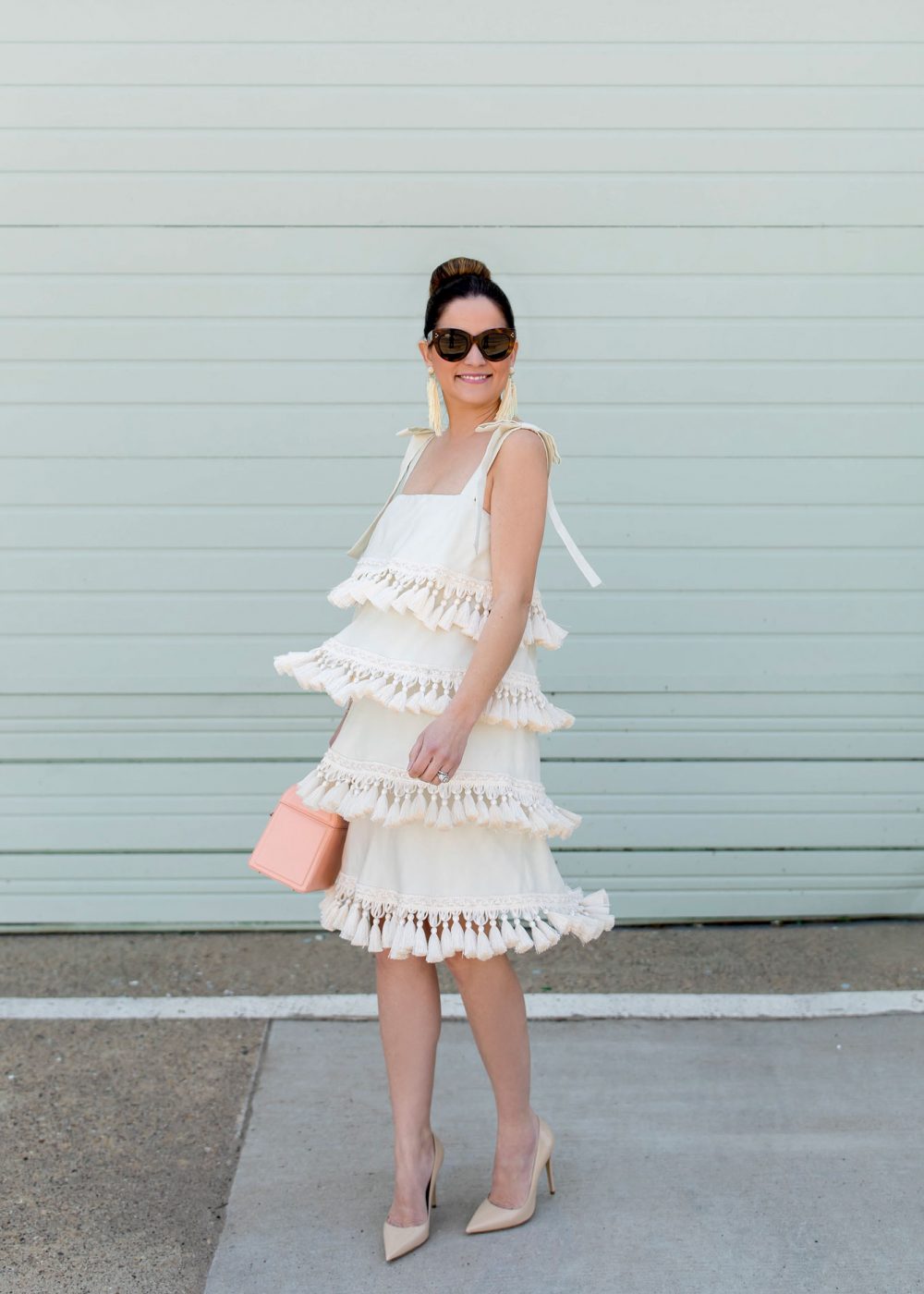 Jennifer Lake Twirl Tassel Dress