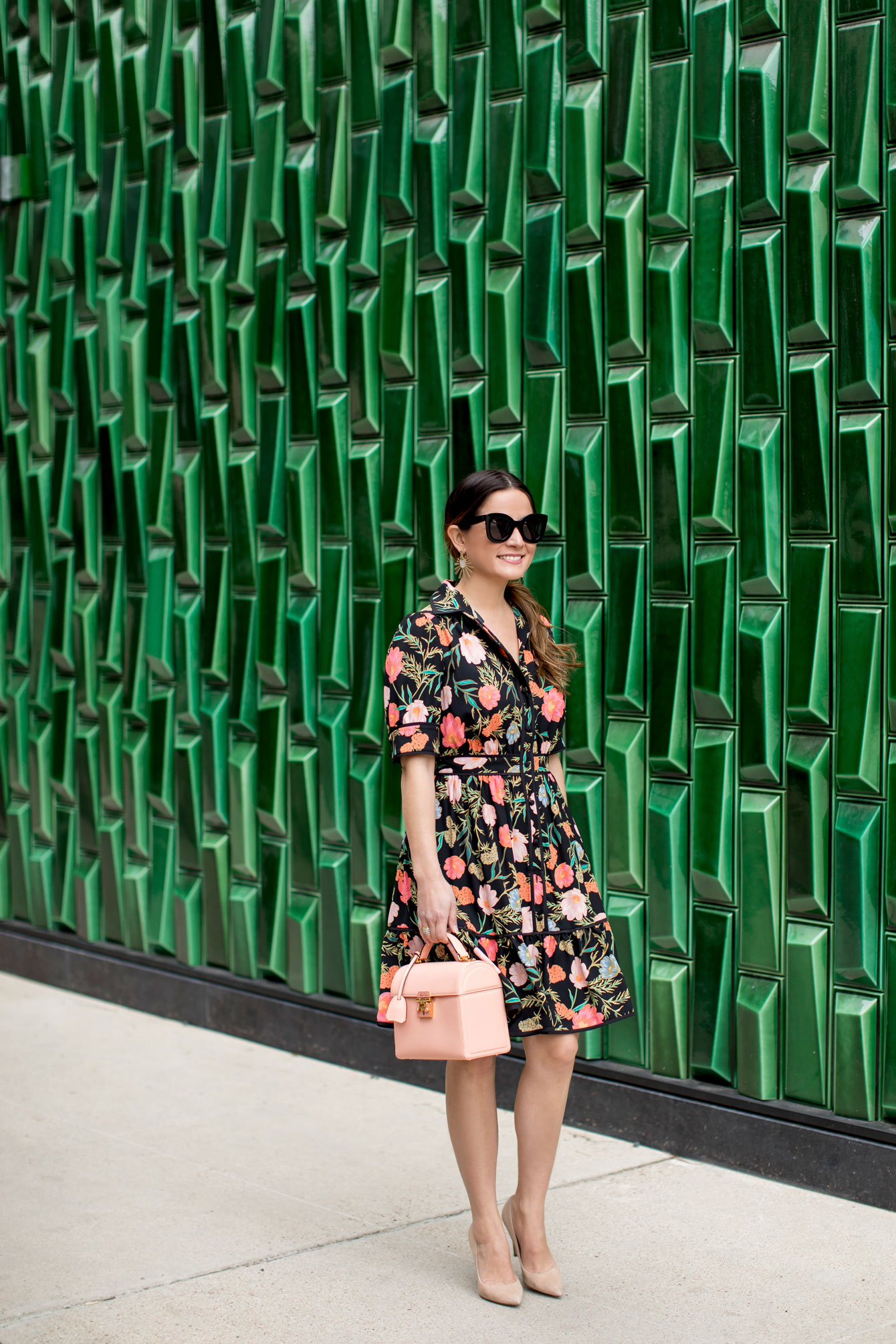 Kate Spade Floral Print Shirtdress