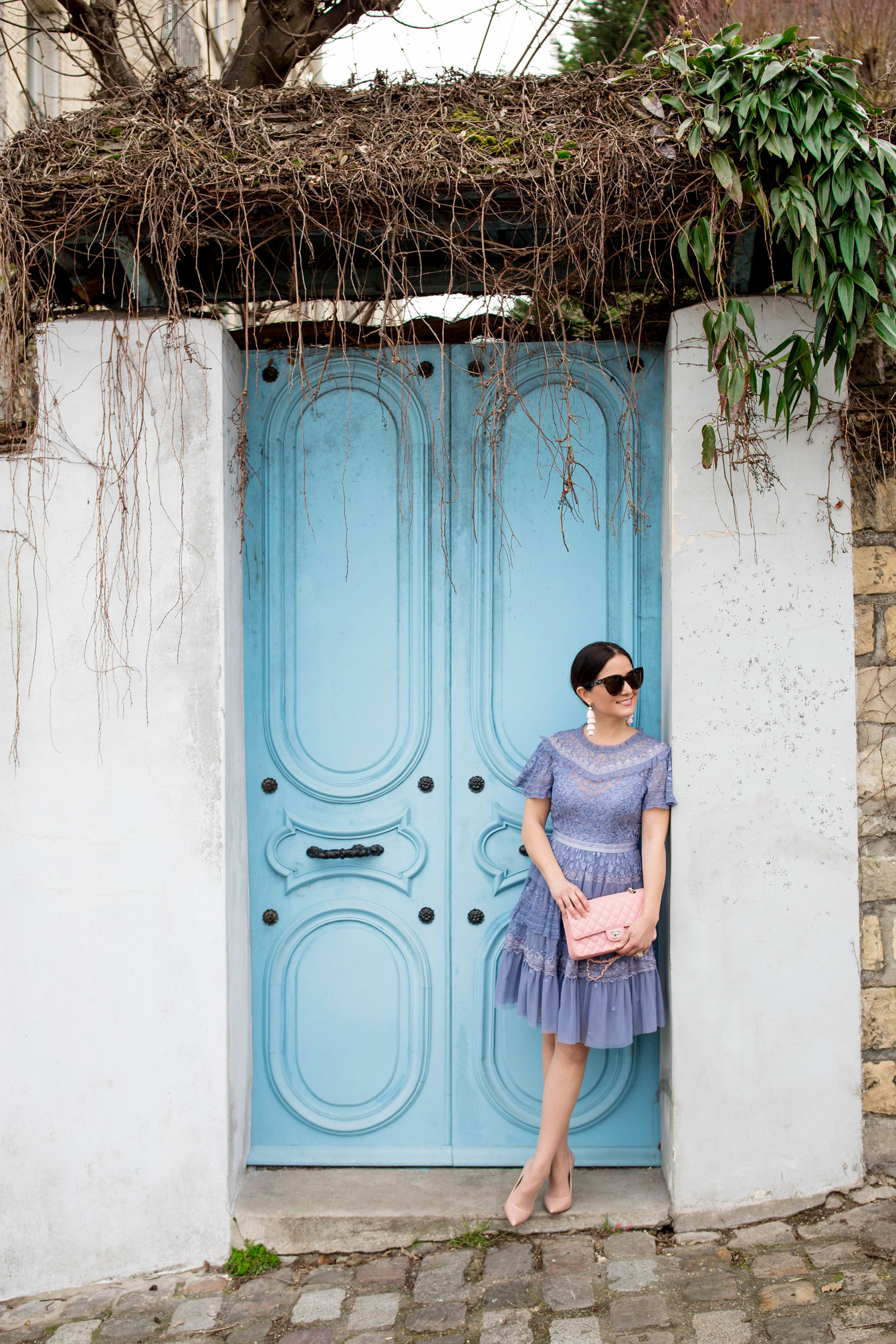 Paris Montmortre Blue Doors