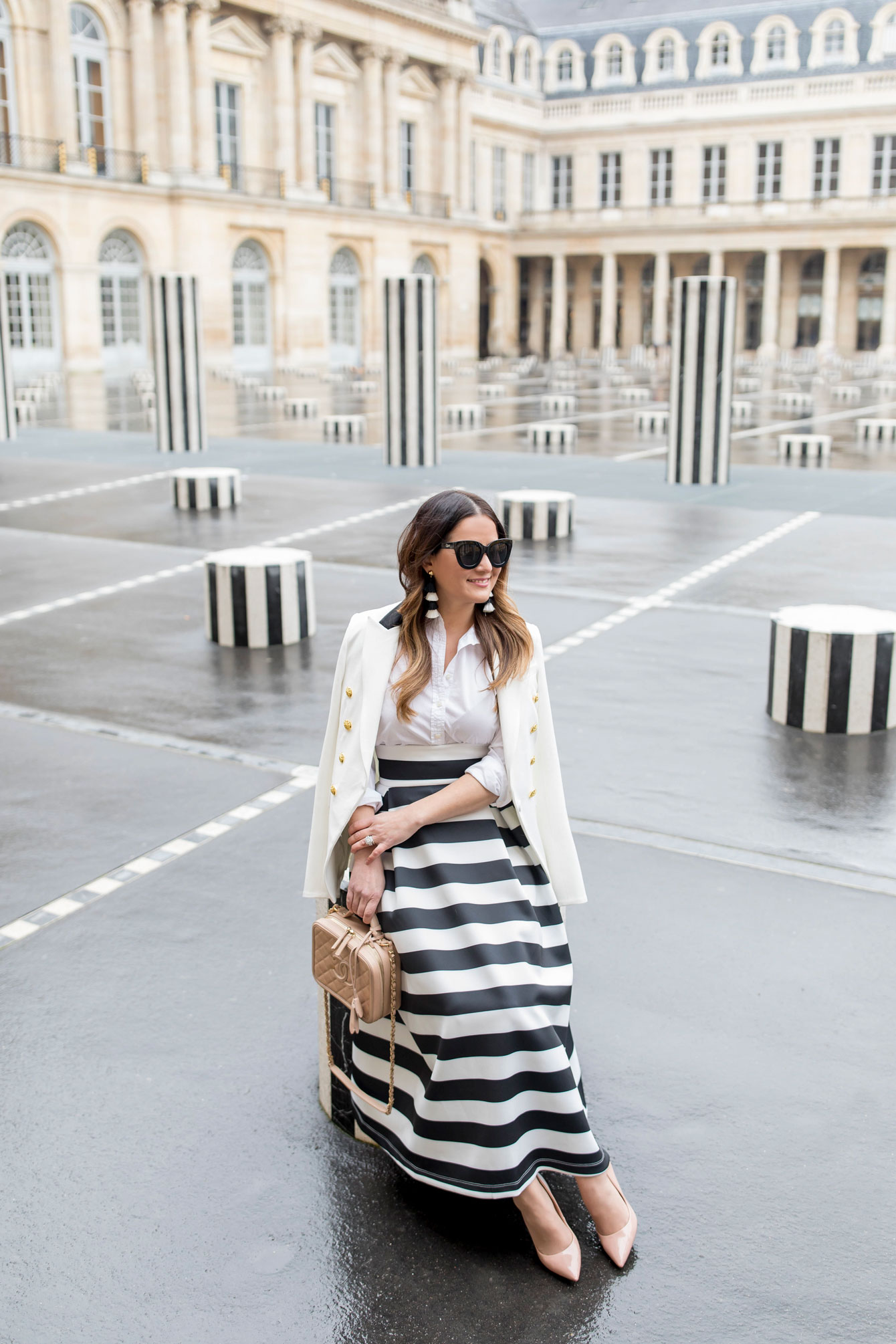 Jennifer Lake Palais Royal Stripe Columns