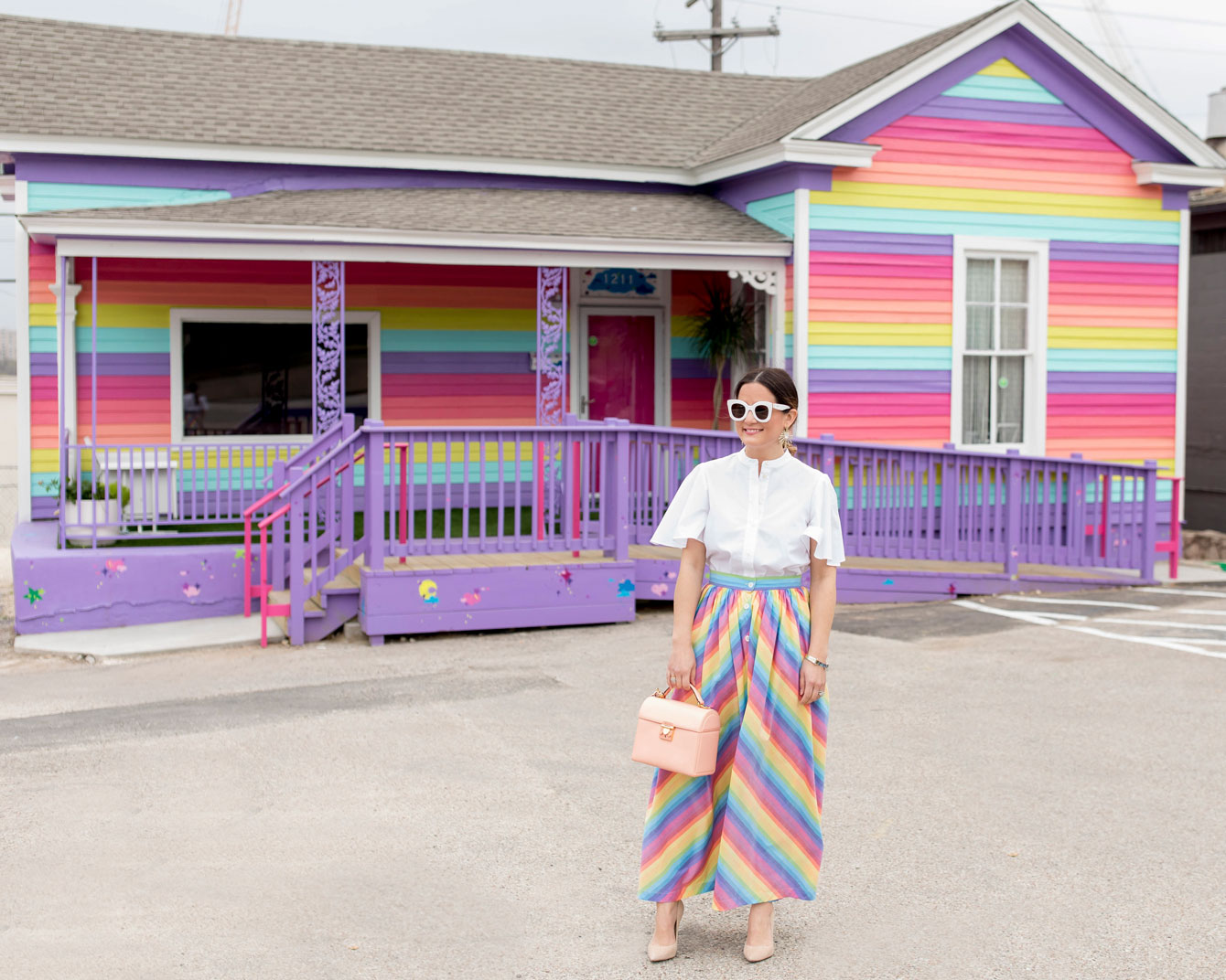 Austin Rainbow Stripe House