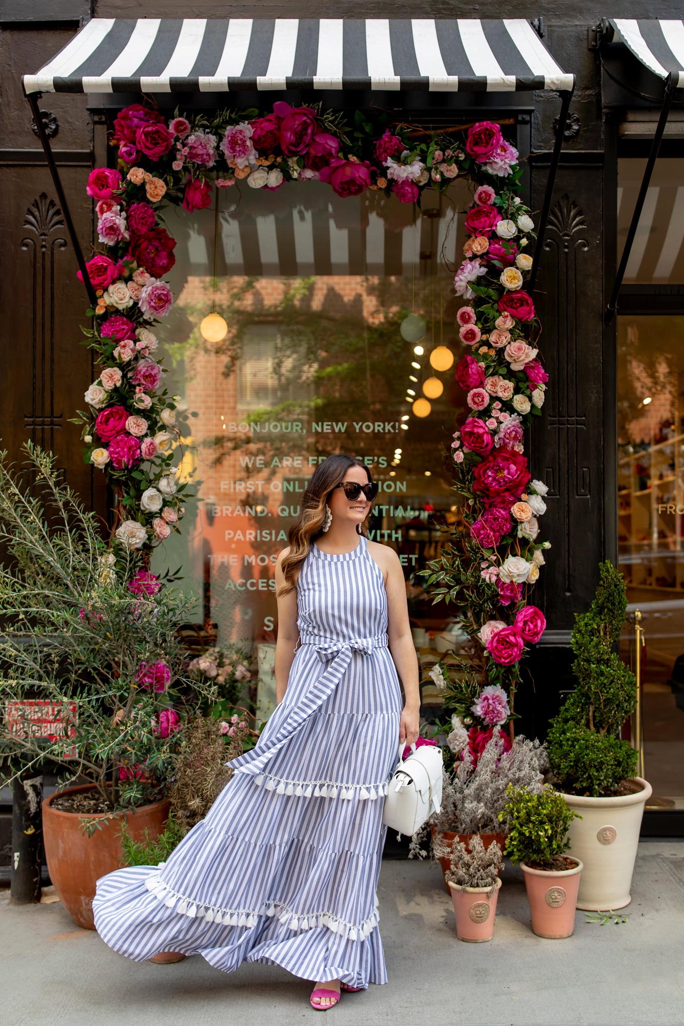 Sezane New York Floral Installation