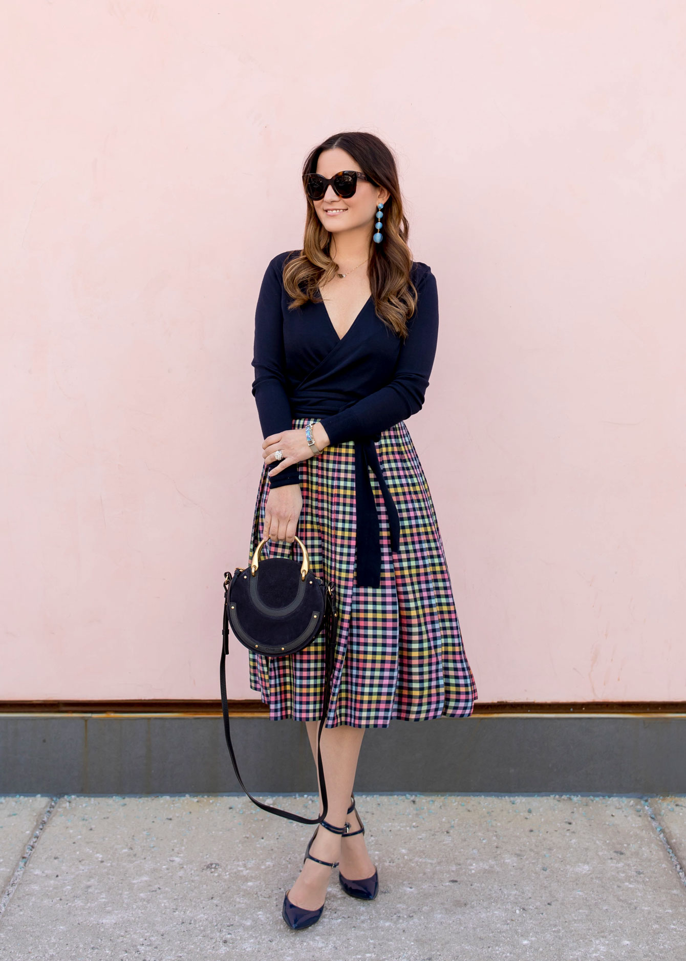 Jeanette Navy Skirt main image 0