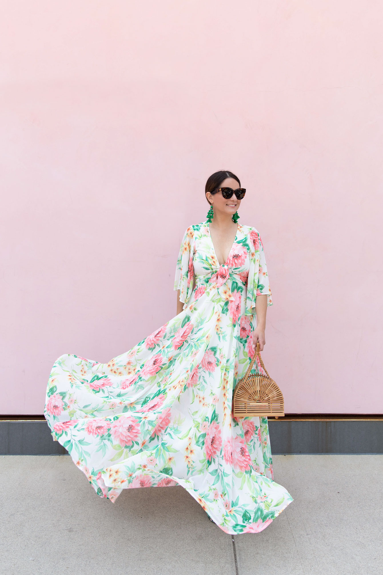 Jennifer Lake Floral Maxi Dress