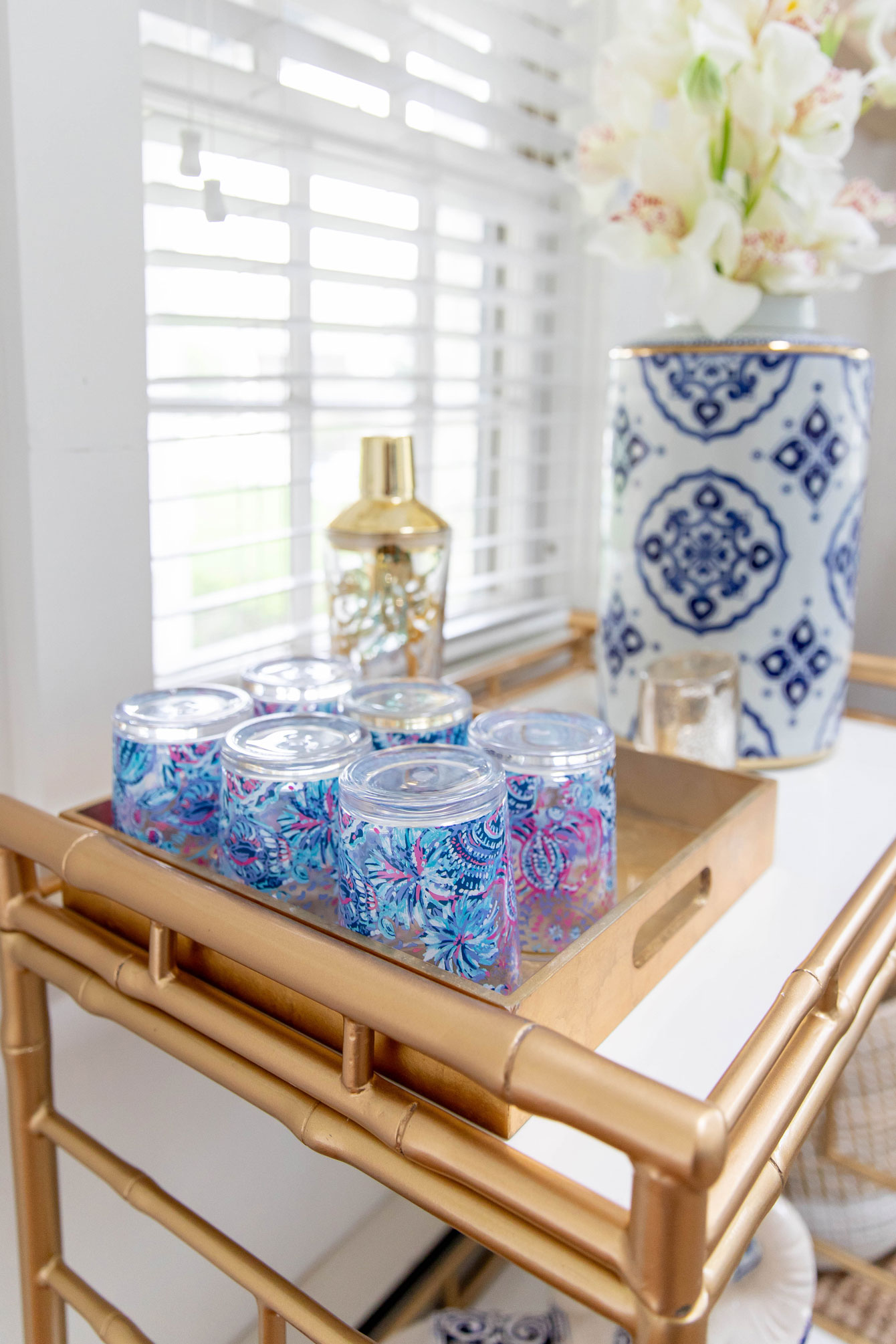 Lilly Pulitzer Barware