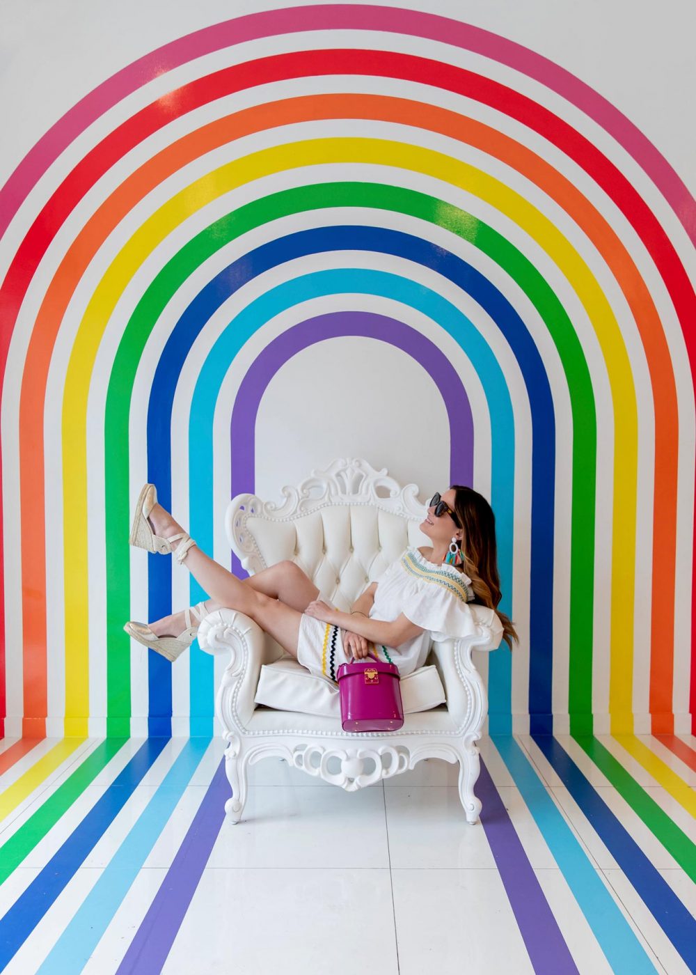 Rainbow Mural New York City Bakery