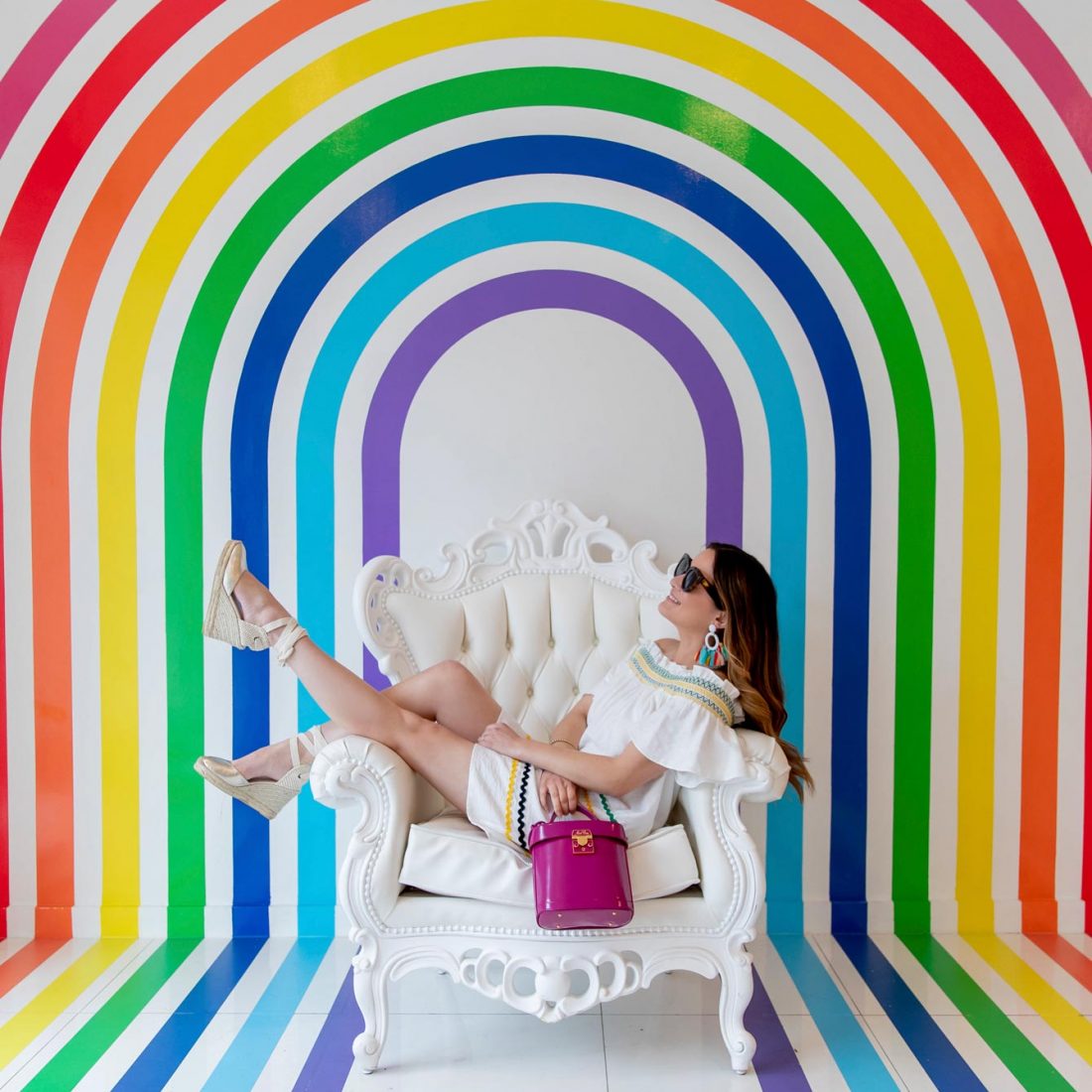 Rainbow Mural New York City Bakery