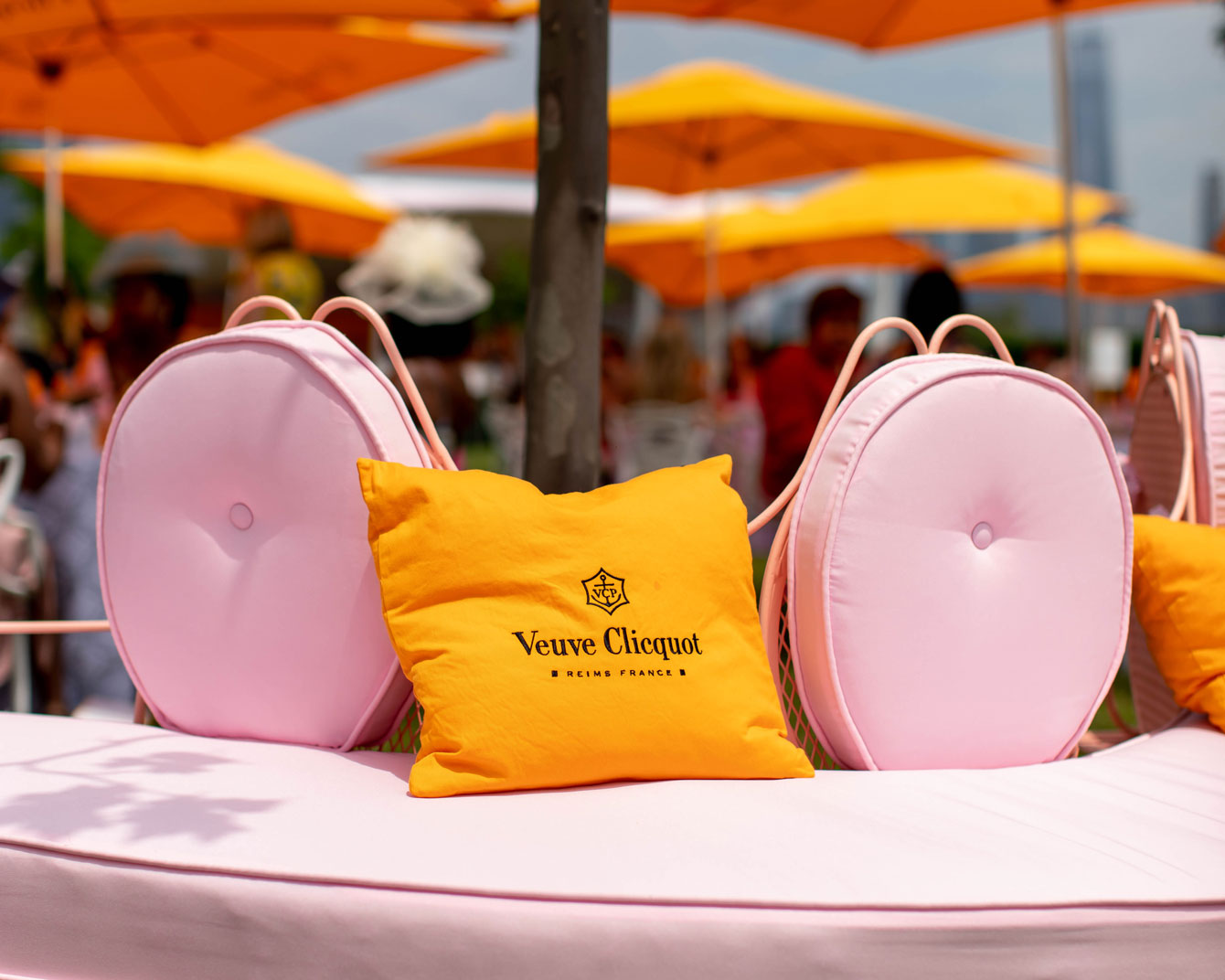 Veuve Clicquot Pillow