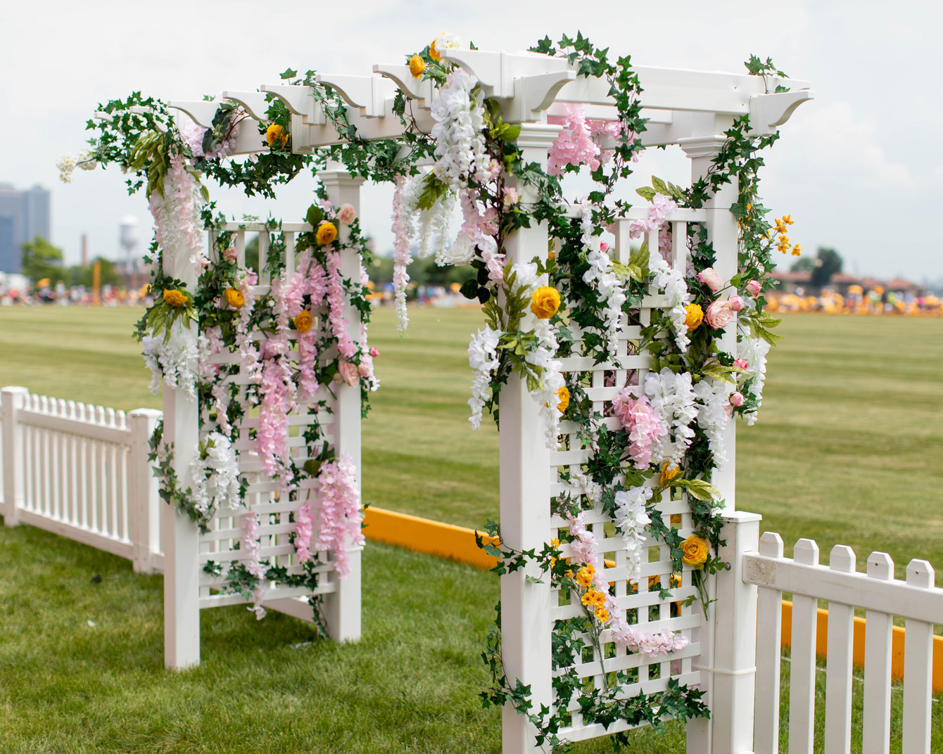 Veuve Clicquot Polo Classic 2018 Floral Arch