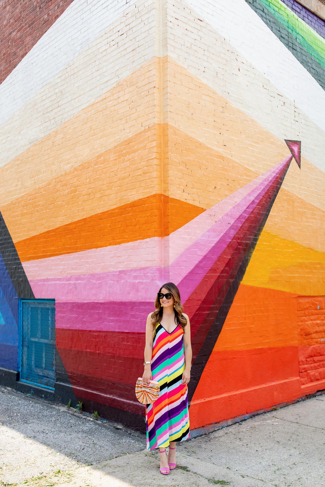 Chicago Rainbow Stripe Mural Chicago Rainbow Stripe Mural