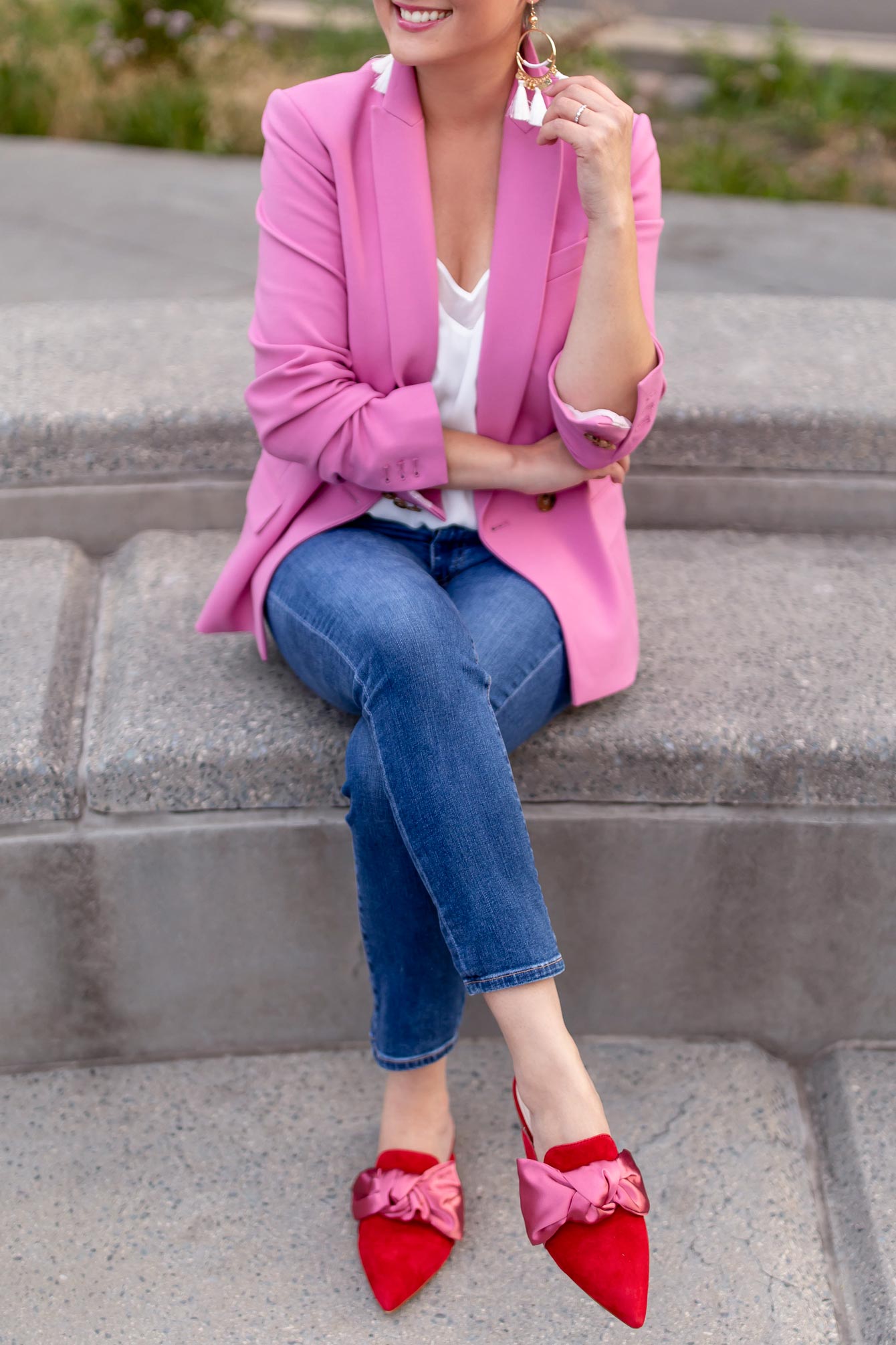 J Crew Pink Blazer