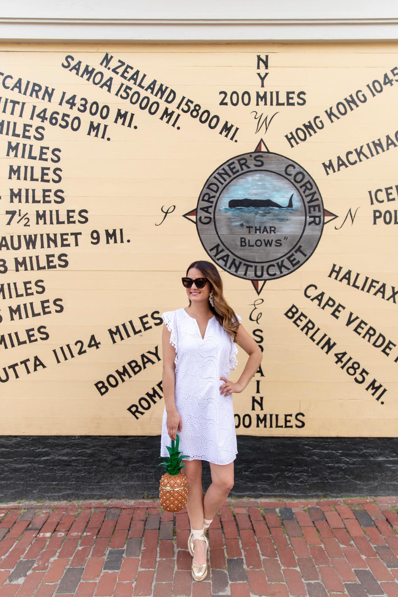 Nantucket Compass Mural