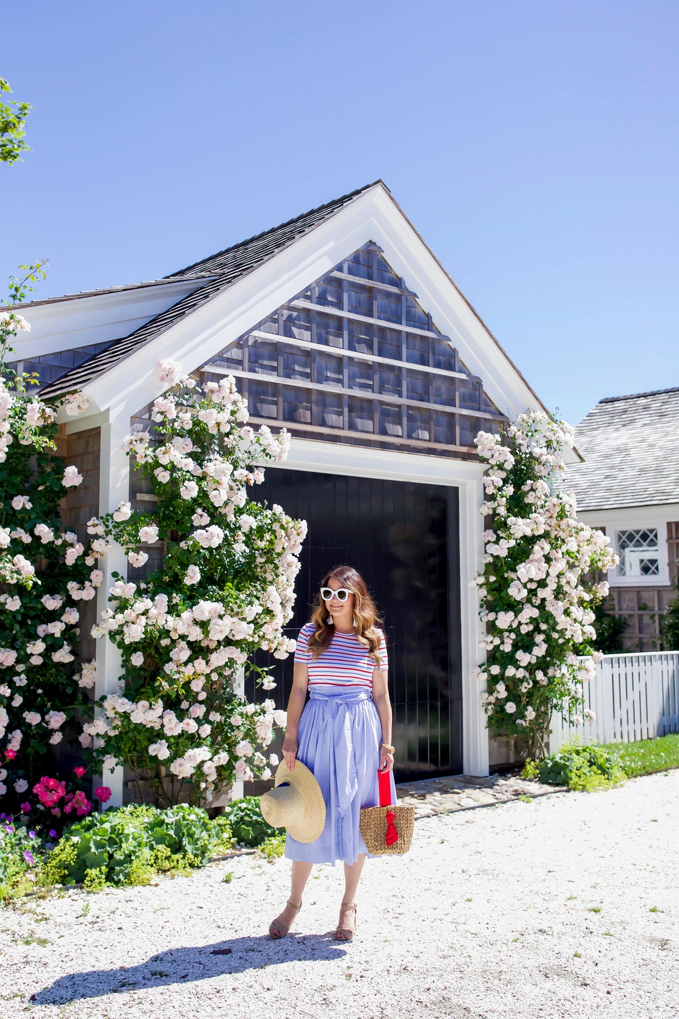 Flower Covered Cottages Sconset Nantucket