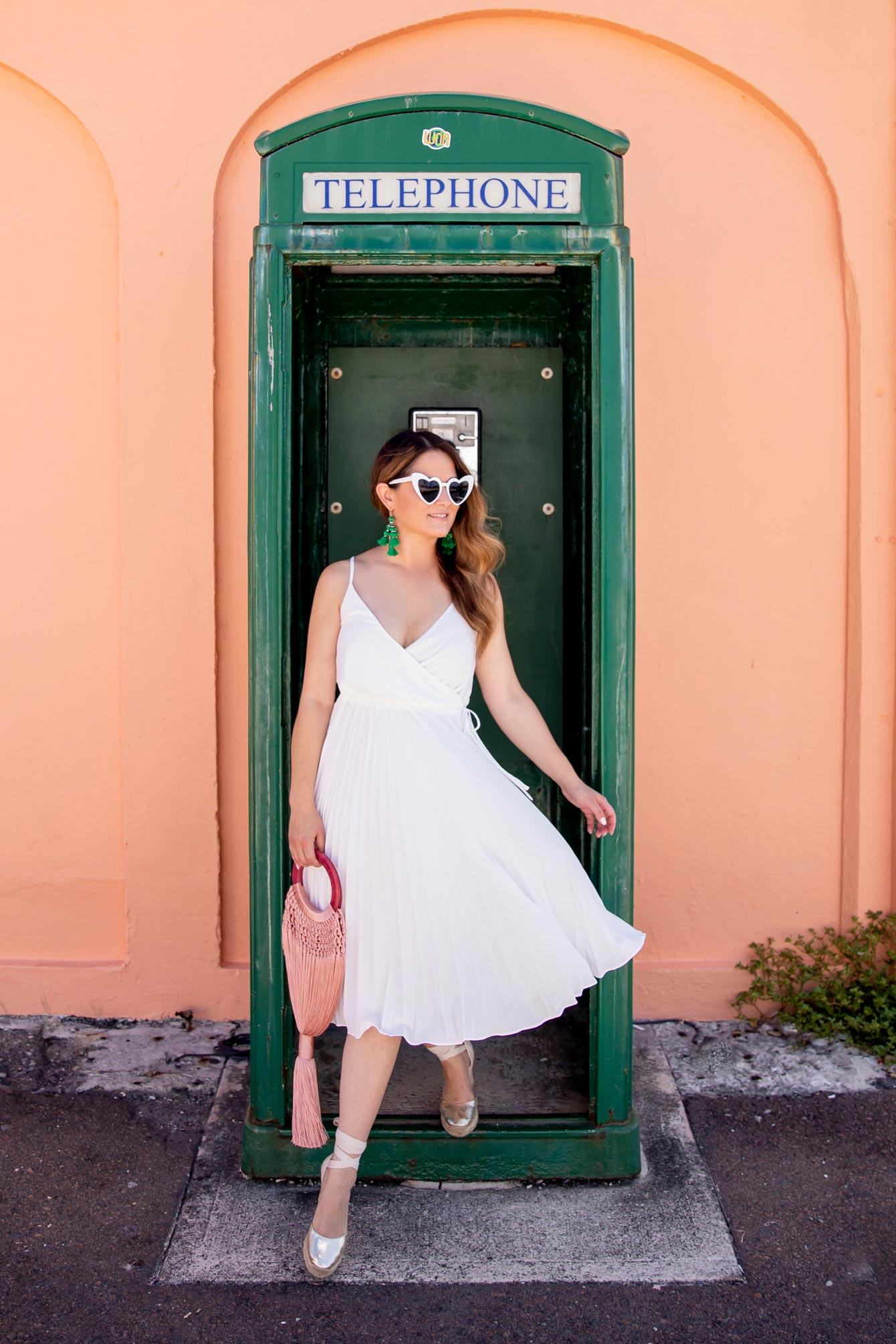 Green Telephone Booth Bermuda