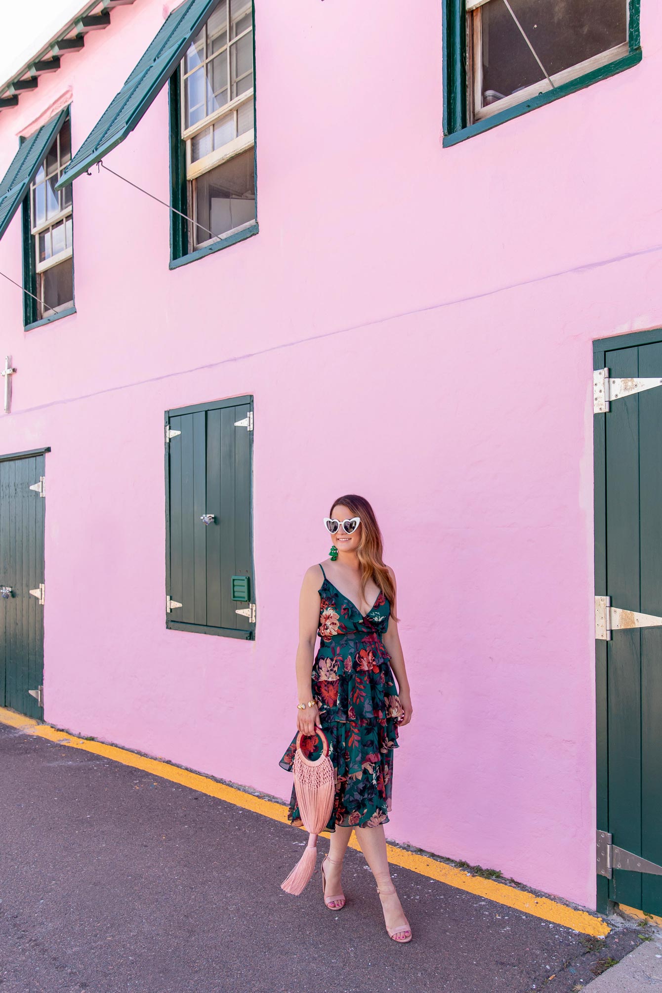 Jennifer Lake Bermuda Pink Building