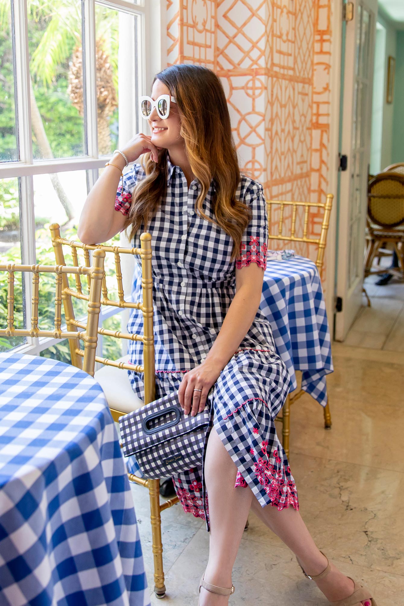 Jennifer Lake Gingham Dress