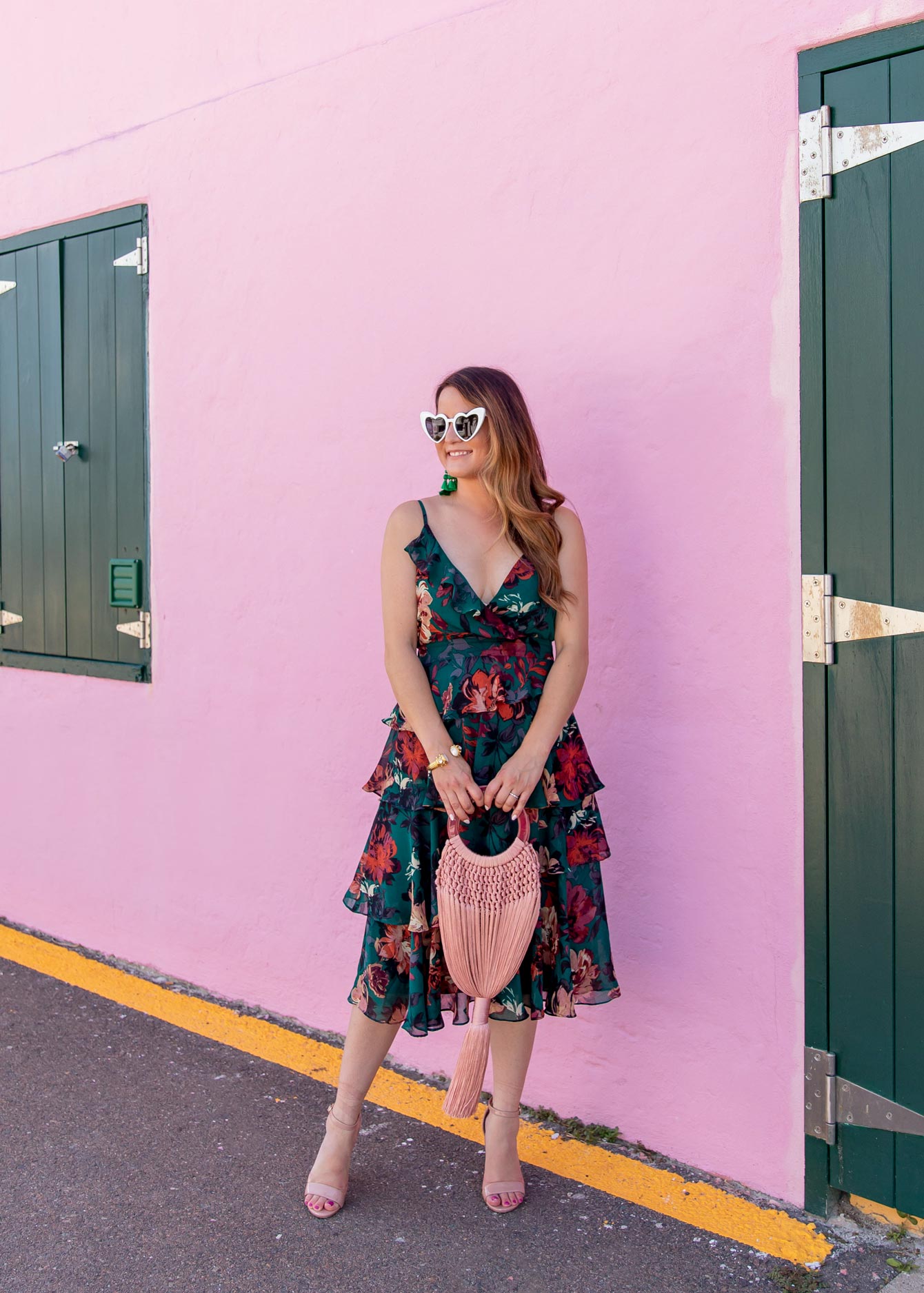 Ruffle Tiered Floral Dress for the Fall Transition - Style Charade