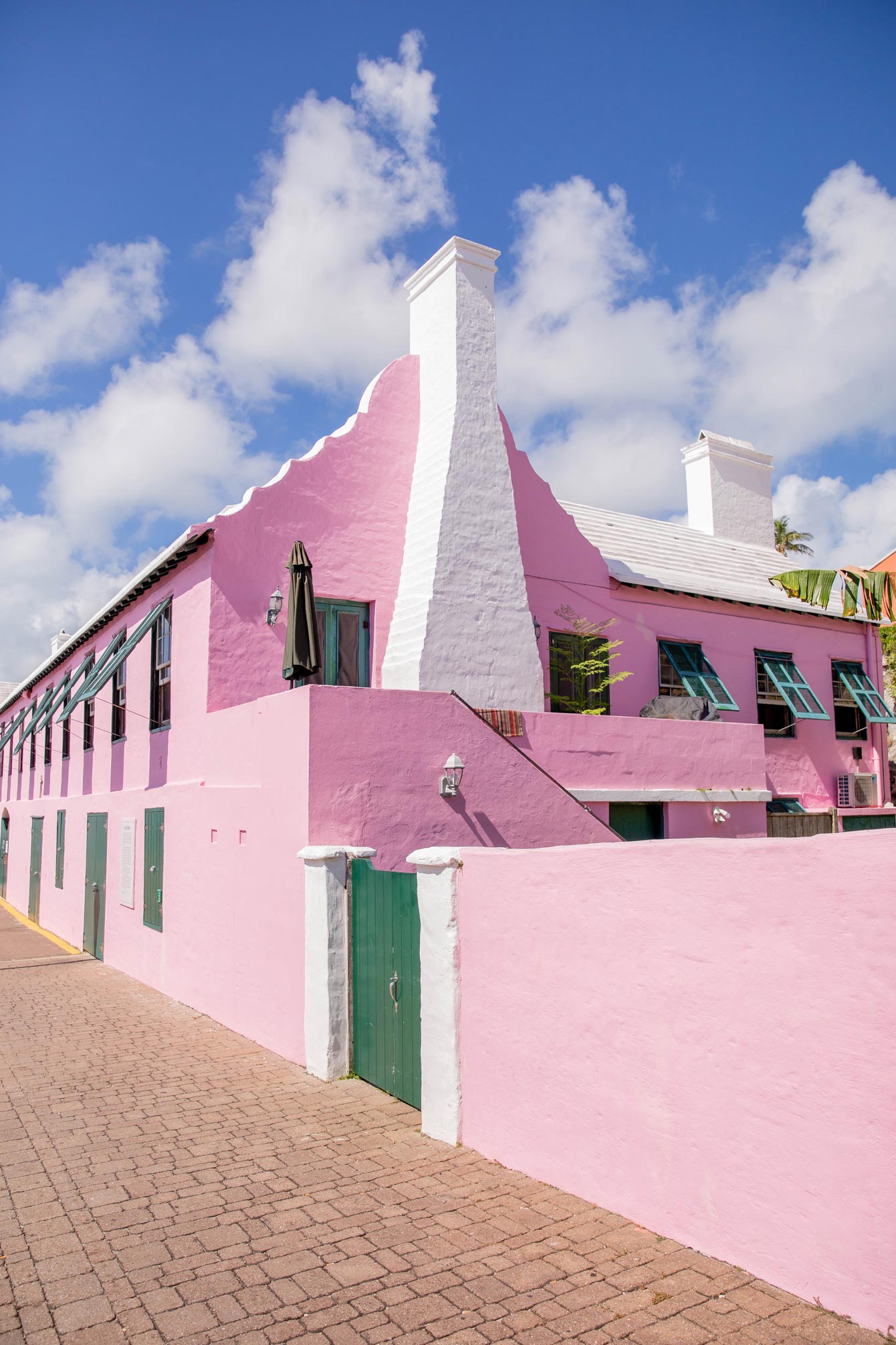 Pink Buildings Bermuda