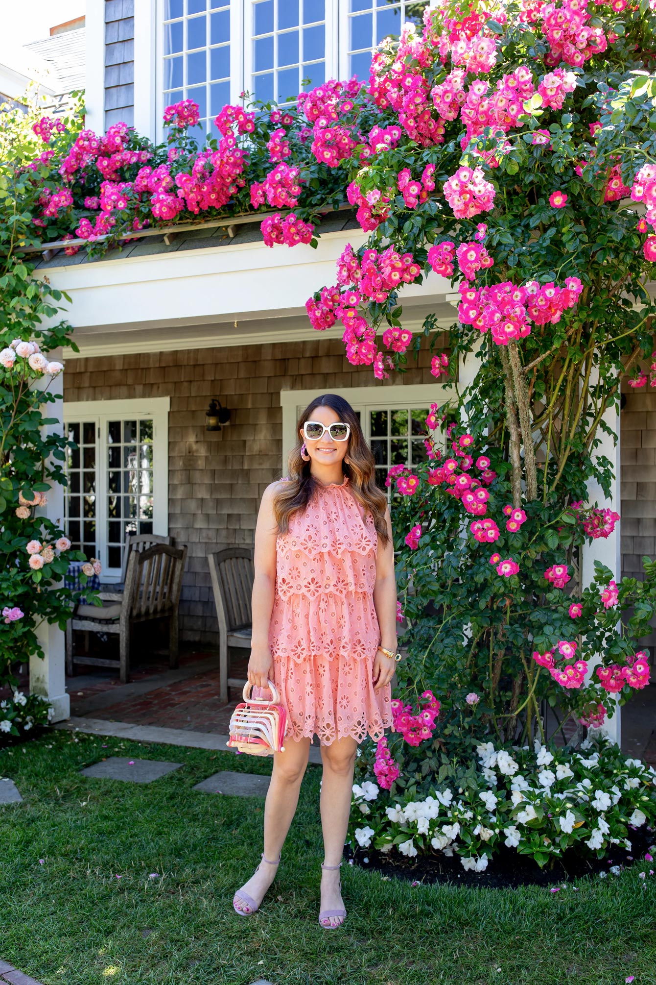 Rebecca Taylor Pink Lace Dress