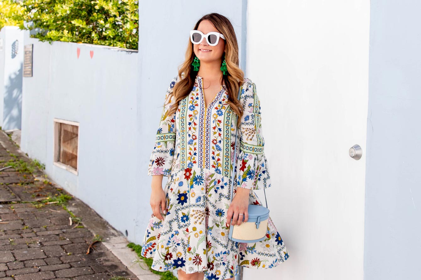 Hunting Season Iraca Trunk Bag and Tory Burch Dress - Style Charade Hunting Season Iraca Trunk Bag and Tory Burch Dress - Style Charade