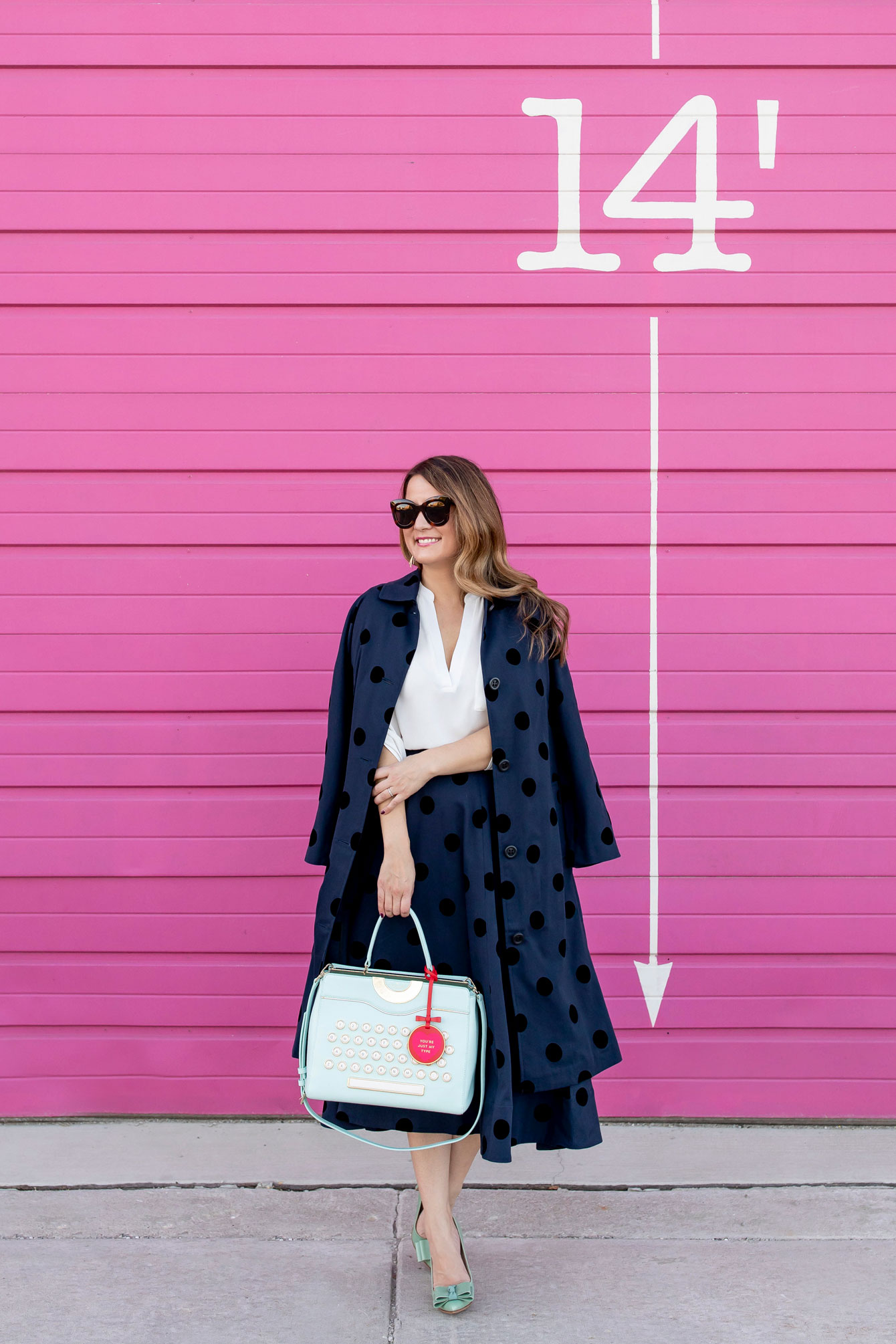 Chicago Pink Garage Door