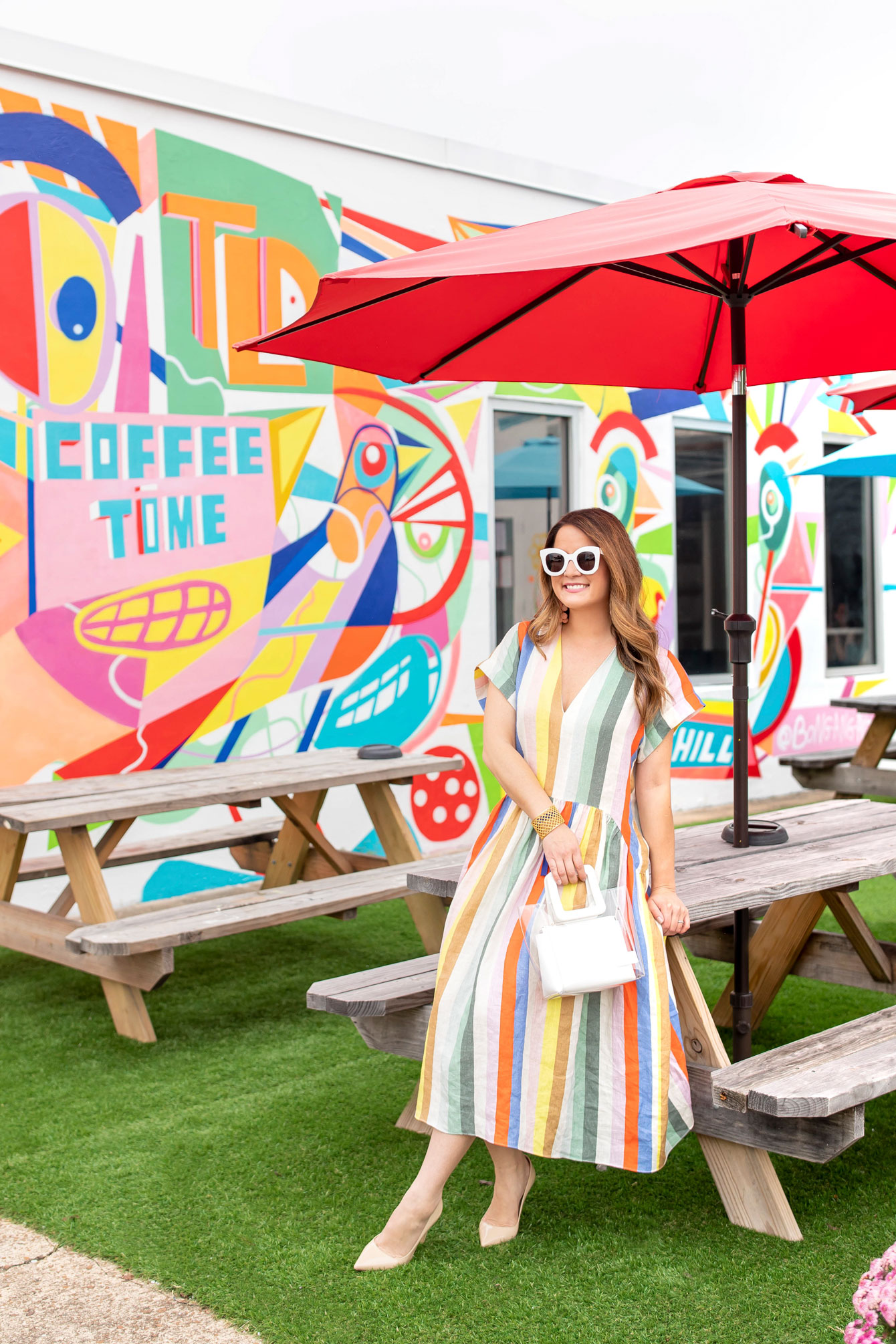 Colorful Coffee Time Mural Nashville