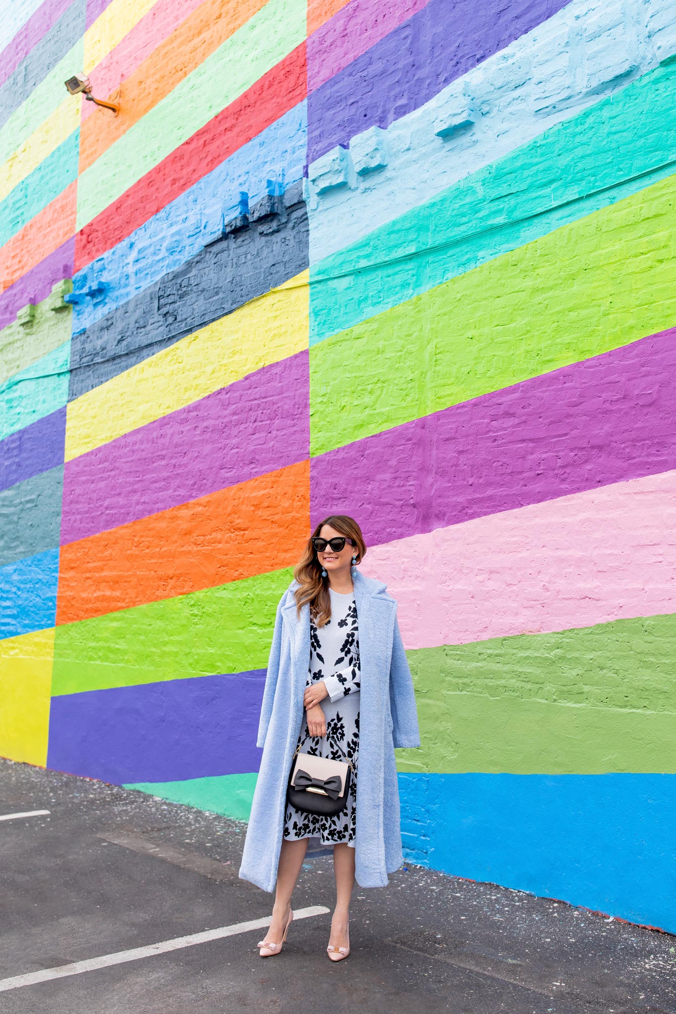 Colorful Stripe Mural Chicago