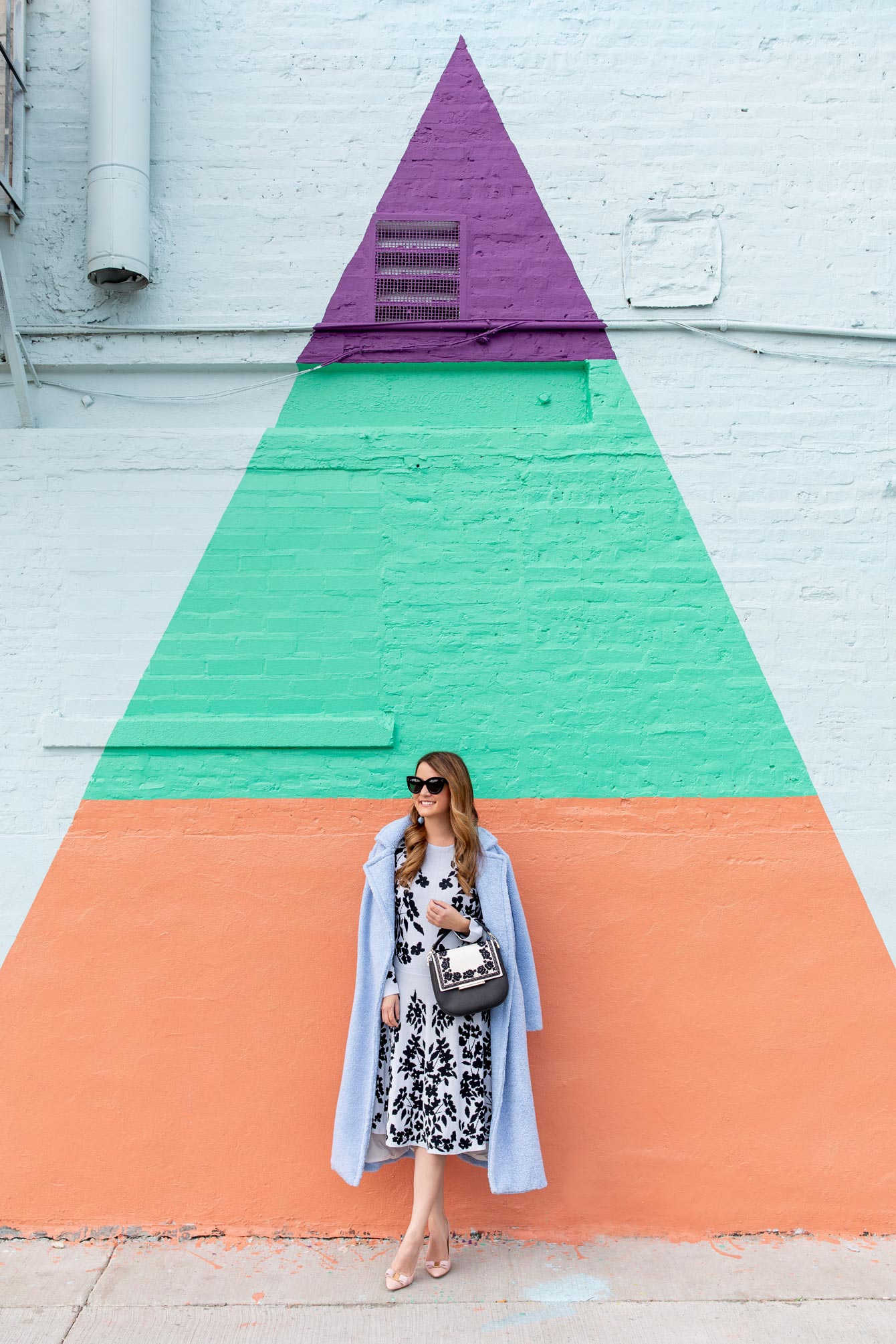 Colorful Triangle Mural Chicago